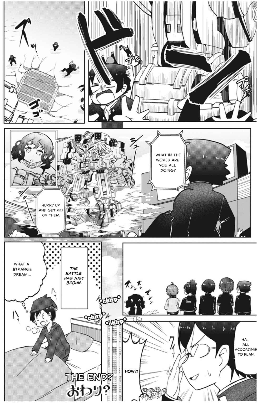 Page 8 Chapter 10.5 Yonkoma 13 Kihei Bouei-ken!! ~Kochira Sector X~
