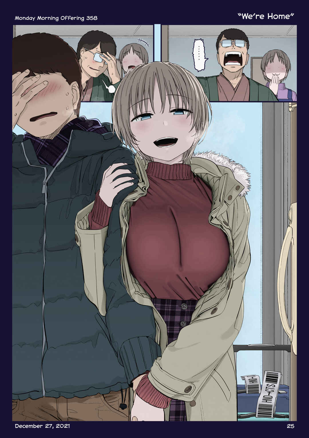 Page 24 Chapter 40 Getsuyoubi no Tawawa (Twitter Webcomic) (Fan Colored)
