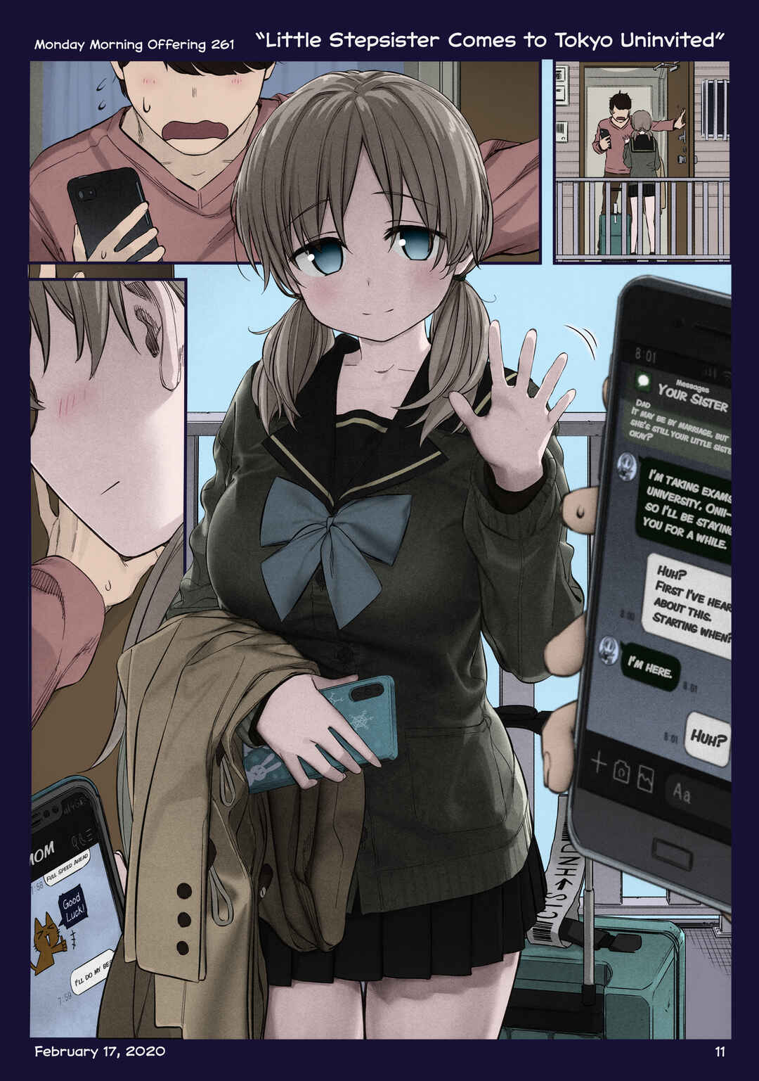 Page 11 Chapter 36 Getsuyoubi no Tawawa (Twitter Webcomic) (Fan Colored)