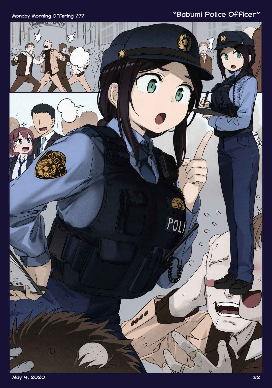 Page 22 Chapter 36 Getsuyoubi no Tawawa (Twitter Webcomic) (Fan Colored)