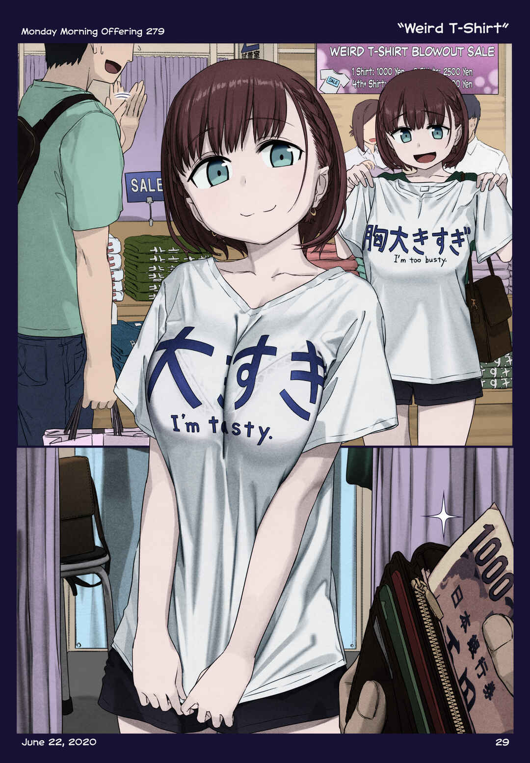 Page 29 Chapter 36 Getsuyoubi no Tawawa (Twitter Webcomic) (Fan Colored)