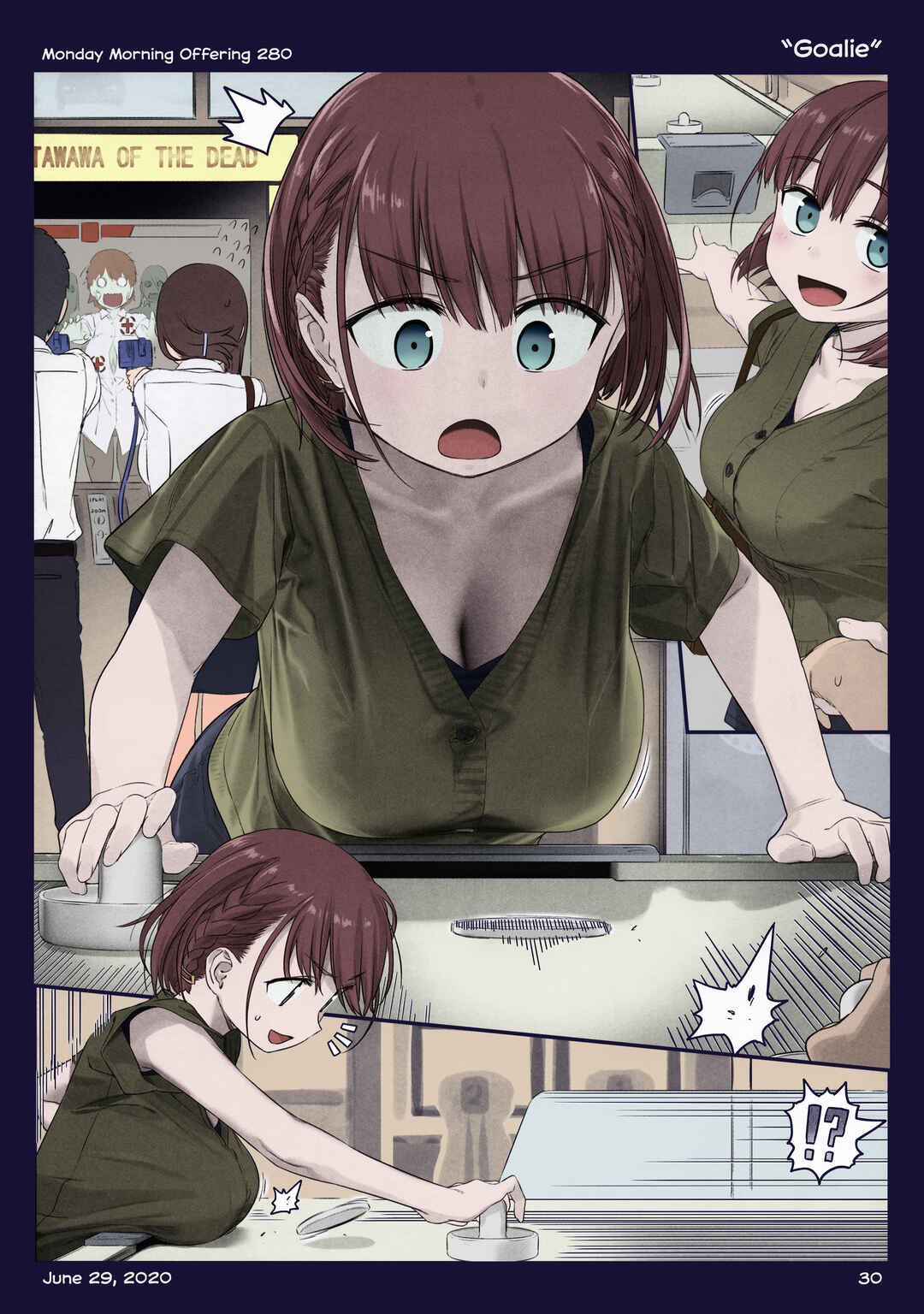 Page 30 Chapter 36 Getsuyoubi no Tawawa (Twitter Webcomic) (Fan Colored)