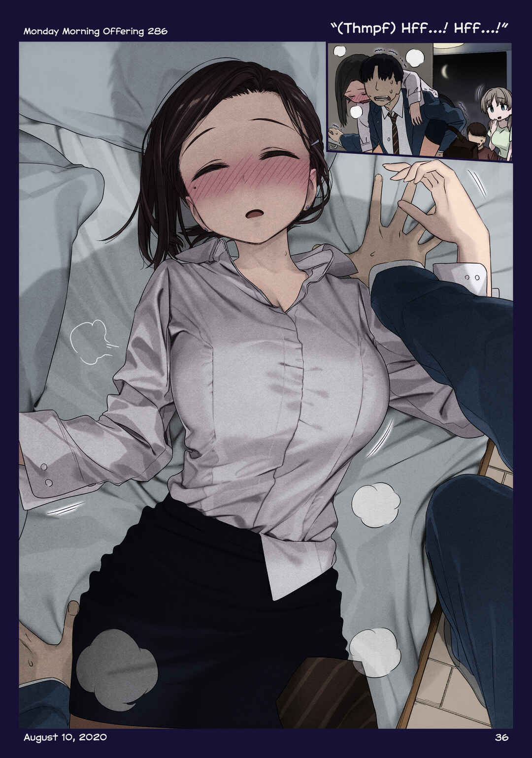 Page 36 Chapter 36 Getsuyoubi no Tawawa (Twitter Webcomic) (Fan Colored)