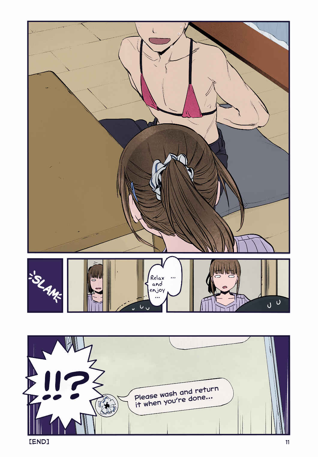 Page 11 Chapter 17 Getsuyoubi no Tawawa (Twitter Webcomic) (Fan Colored)