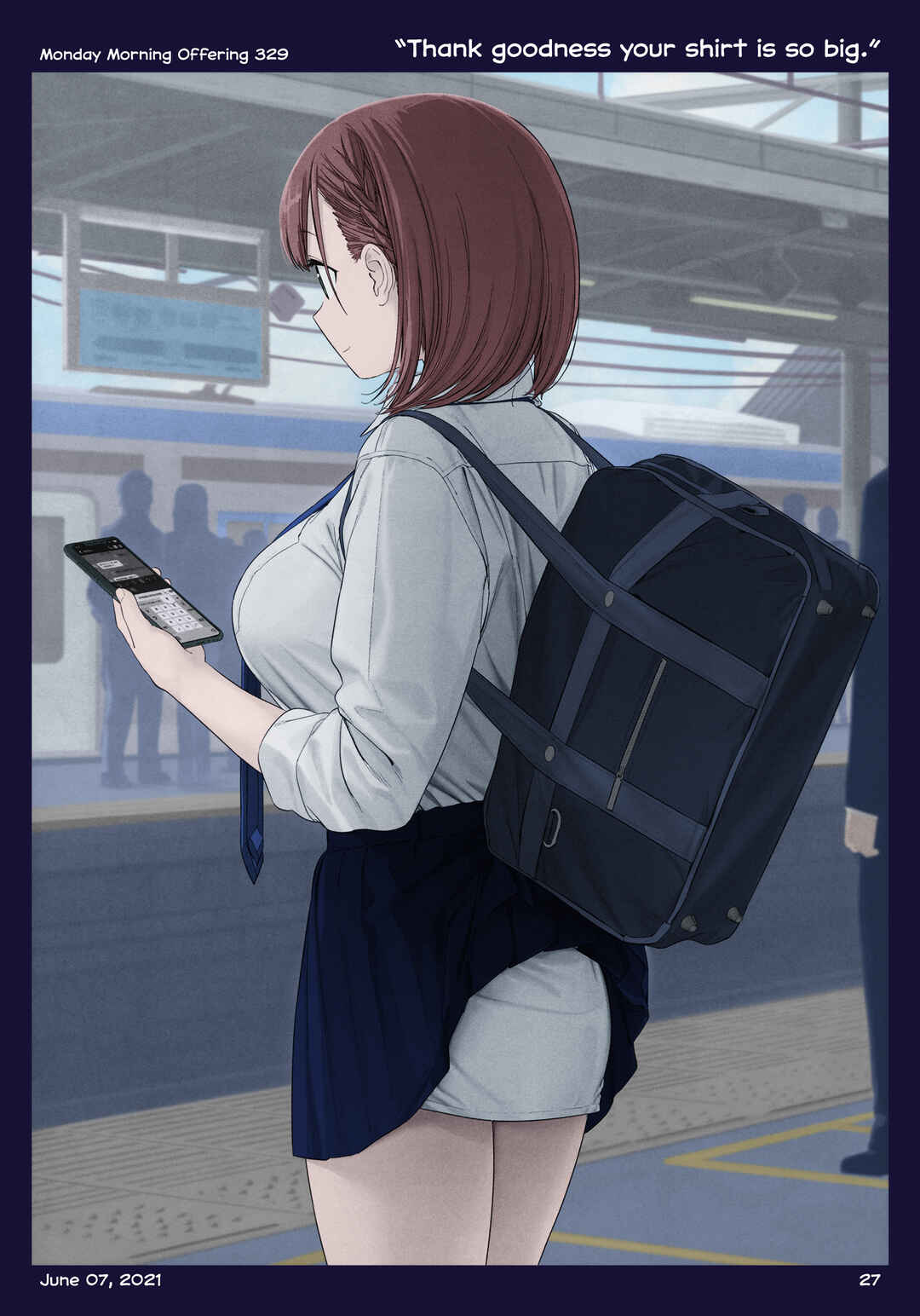 Page 28 Chapter 38 Getsuyoubi no Tawawa (Twitter Webcomic) (Fan Colored)