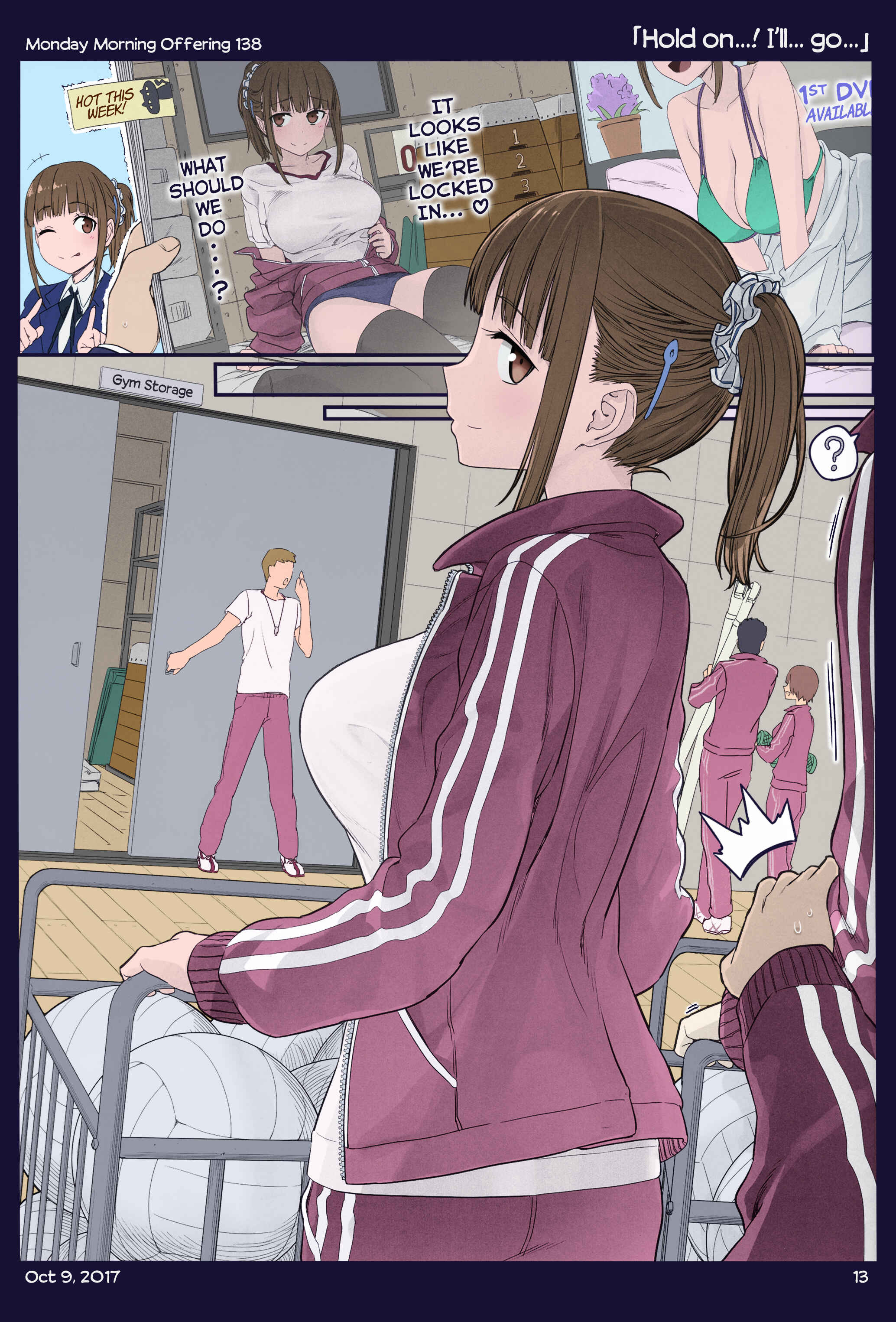 Page 12 Chapter 15 Getsuyoubi no Tawawa (Twitter Webcomic) (Fan Colored)