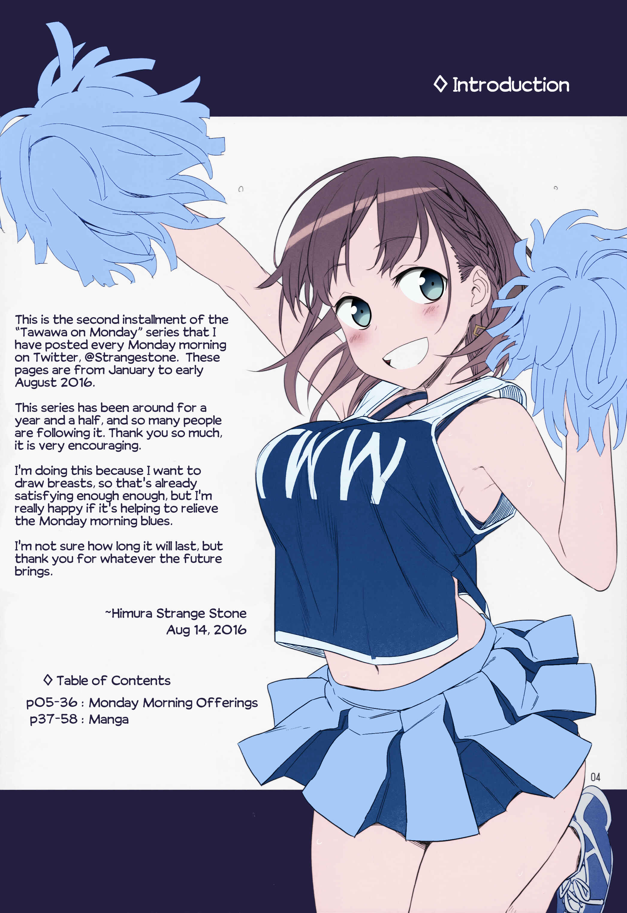 Page 2 Chapter 4 Getsuyoubi no Tawawa (Twitter Webcomic) (Fan Colored)