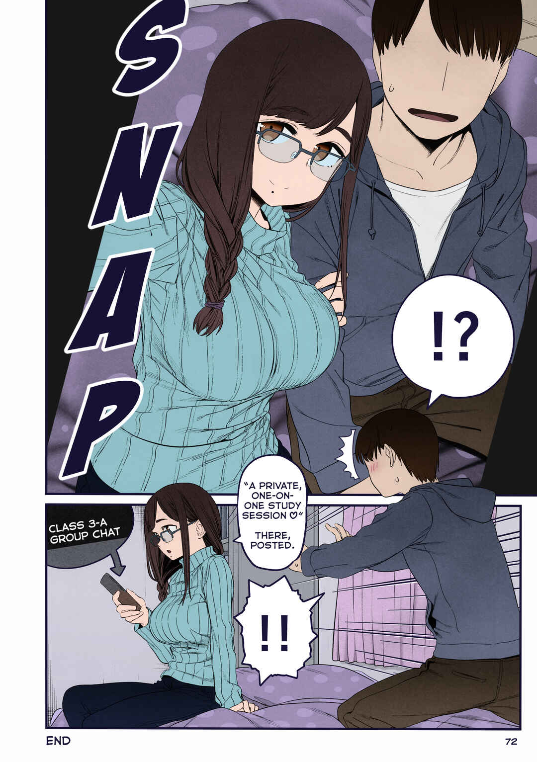 Page 14 Chapter 37 Getsuyoubi no Tawawa (Twitter Webcomic) (Fan Colored)