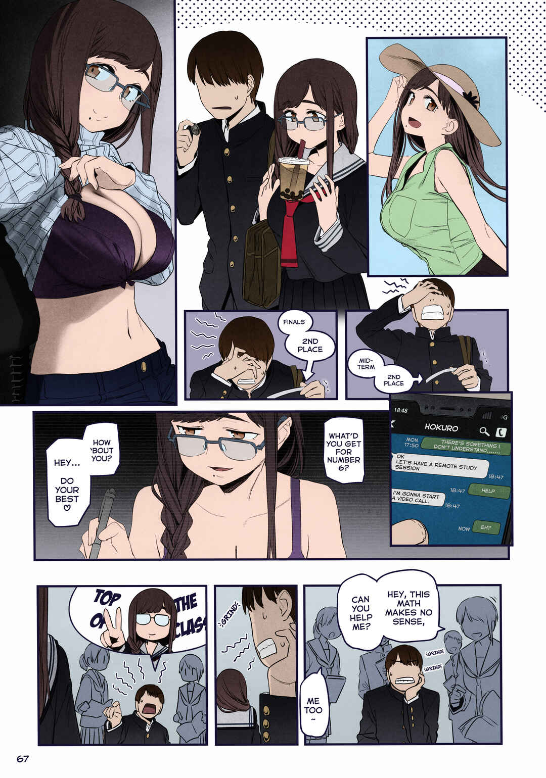 Page 9 Chapter 37 Getsuyoubi no Tawawa (Twitter Webcomic) (Fan Colored)