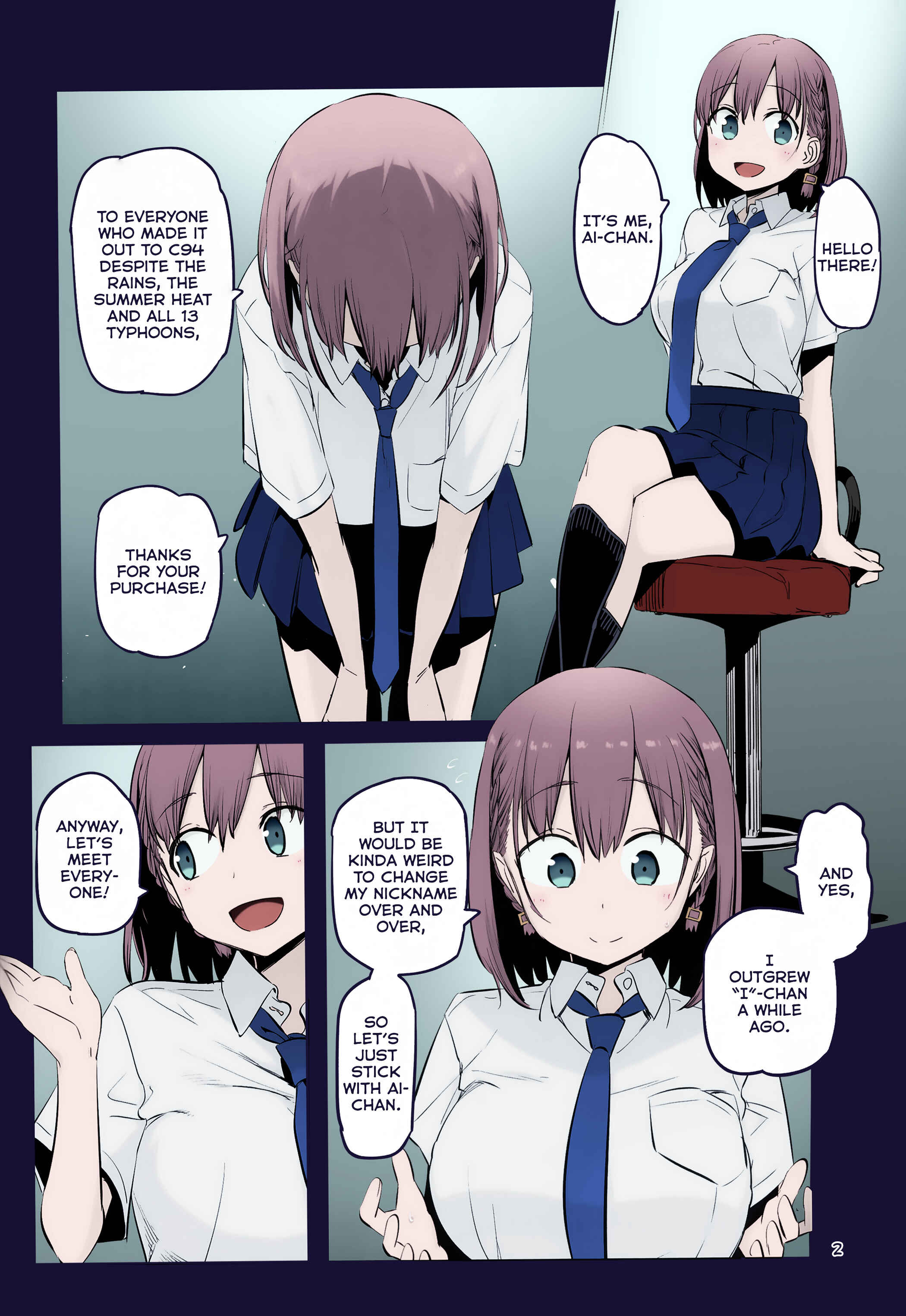 Page 2 Chapter 20 Getsuyoubi no Tawawa (Twitter Webcomic) (Fan Colored)