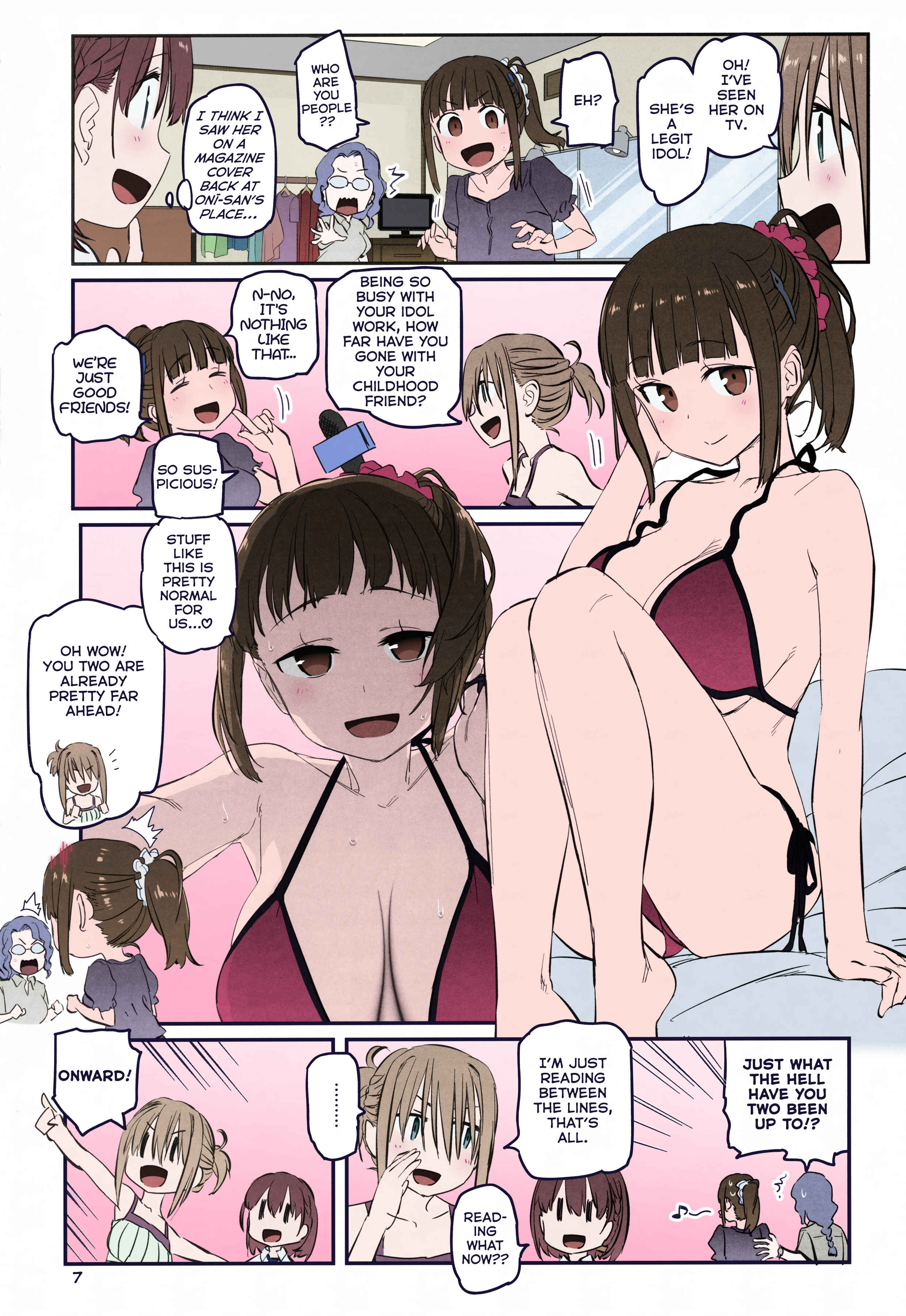Page 7 Chapter 27 Getsuyoubi no Tawawa (Twitter Webcomic) (Fan Colored)