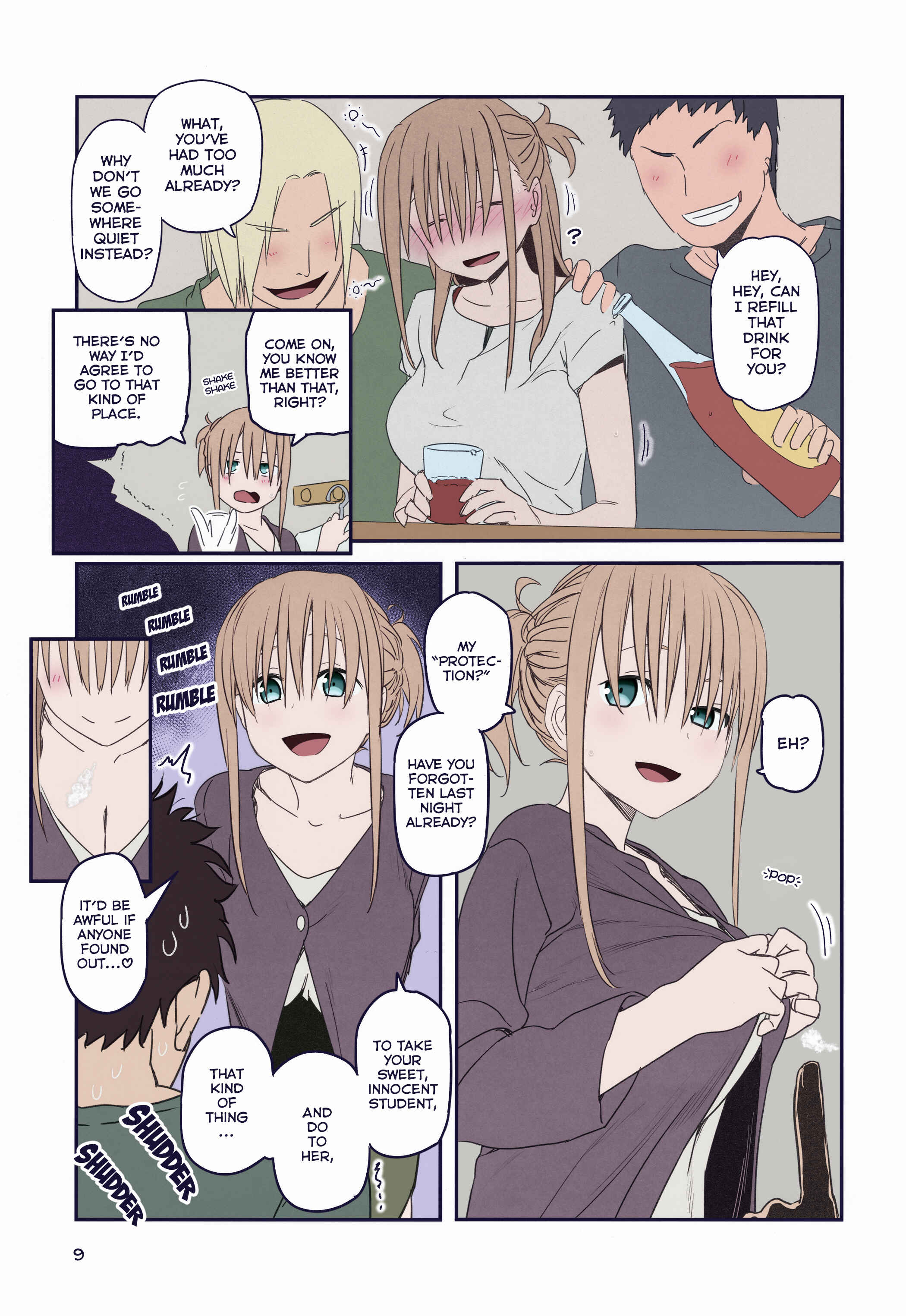 Page 9 Chapter 14 Getsuyoubi no Tawawa (Twitter Webcomic) (Fan Colored)