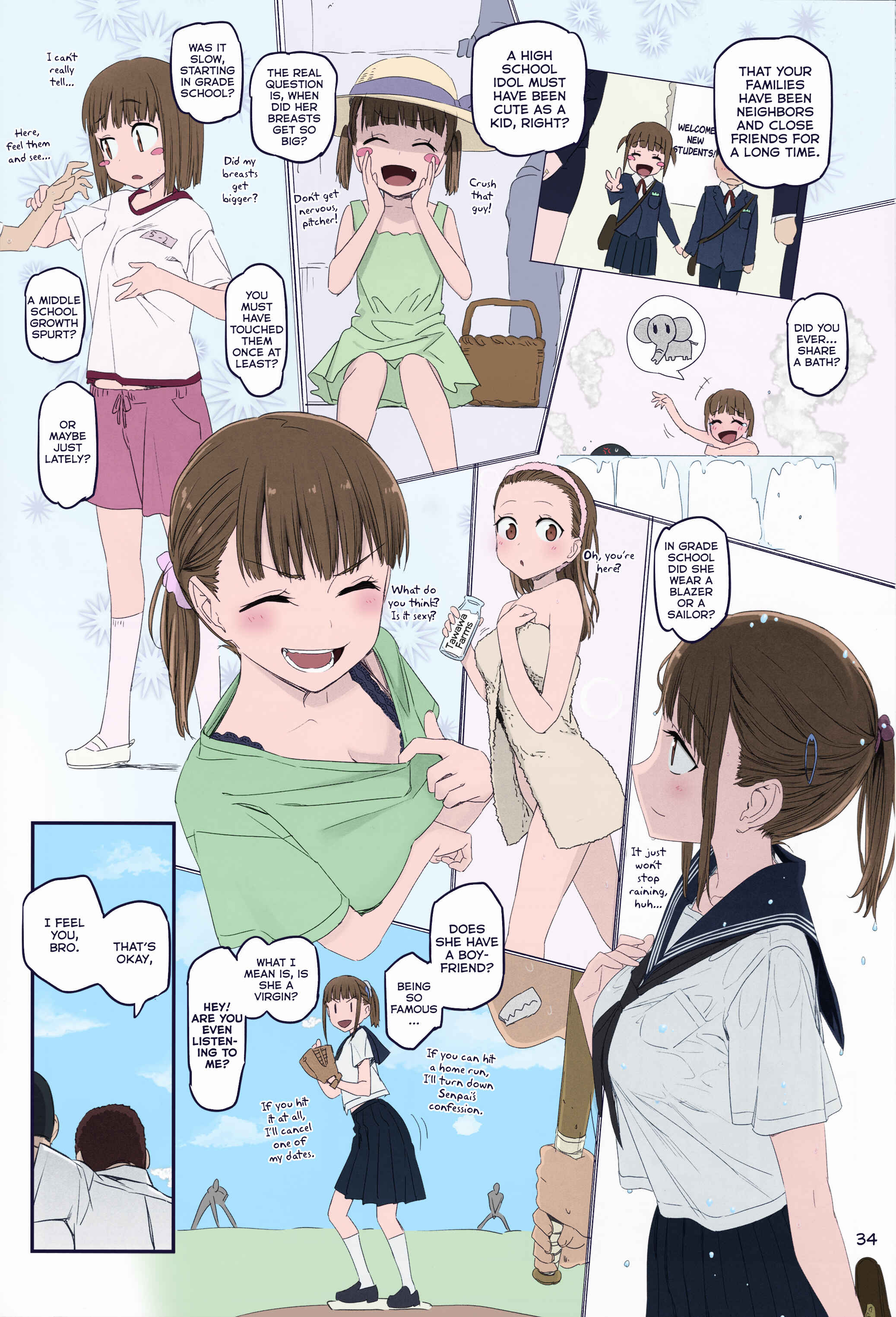 Page 10 Chapter 16 Getsuyoubi no Tawawa (Twitter Webcomic) (Fan Colored)