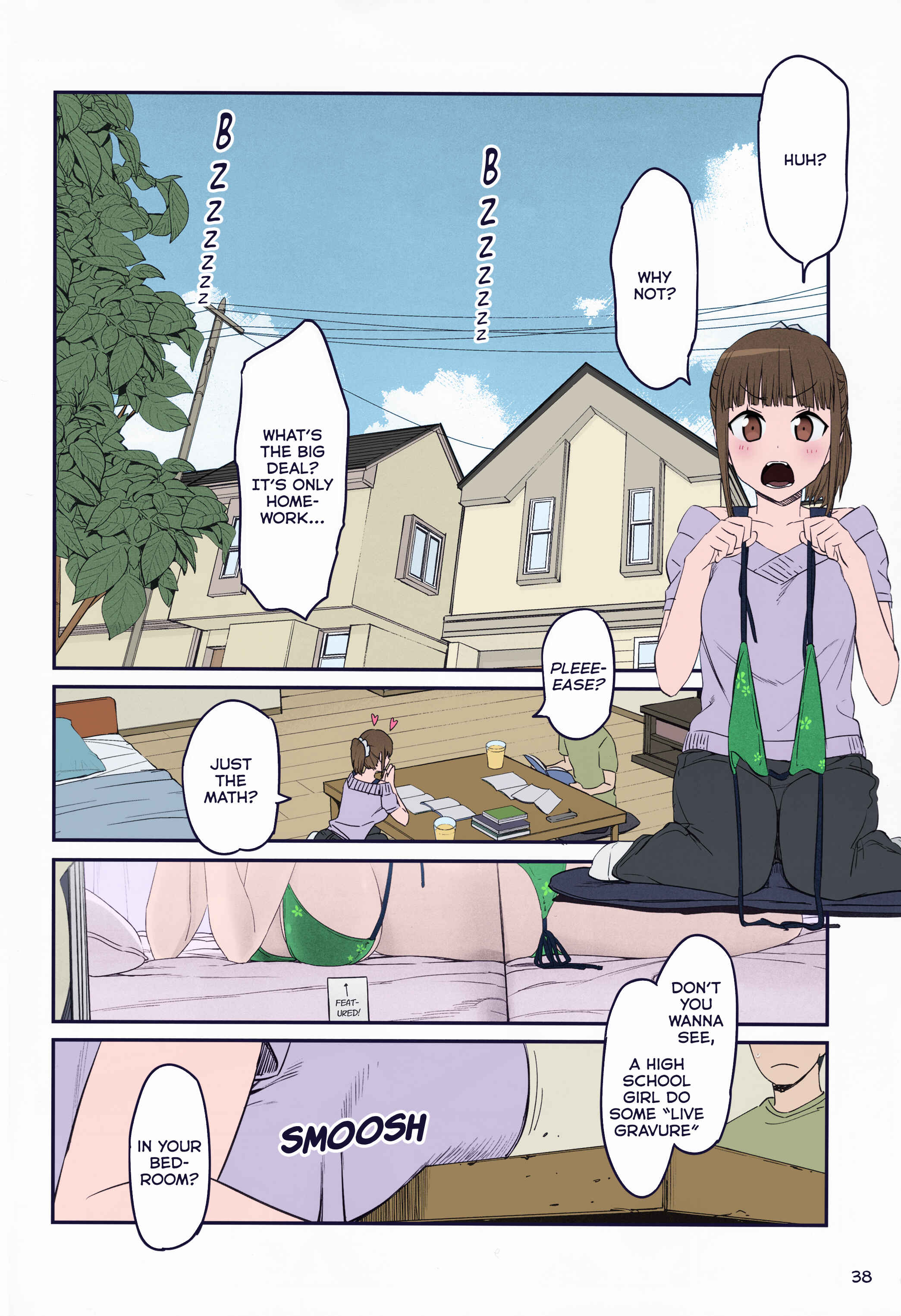Page 14 Chapter 16 Getsuyoubi no Tawawa (Twitter Webcomic) (Fan Colored)