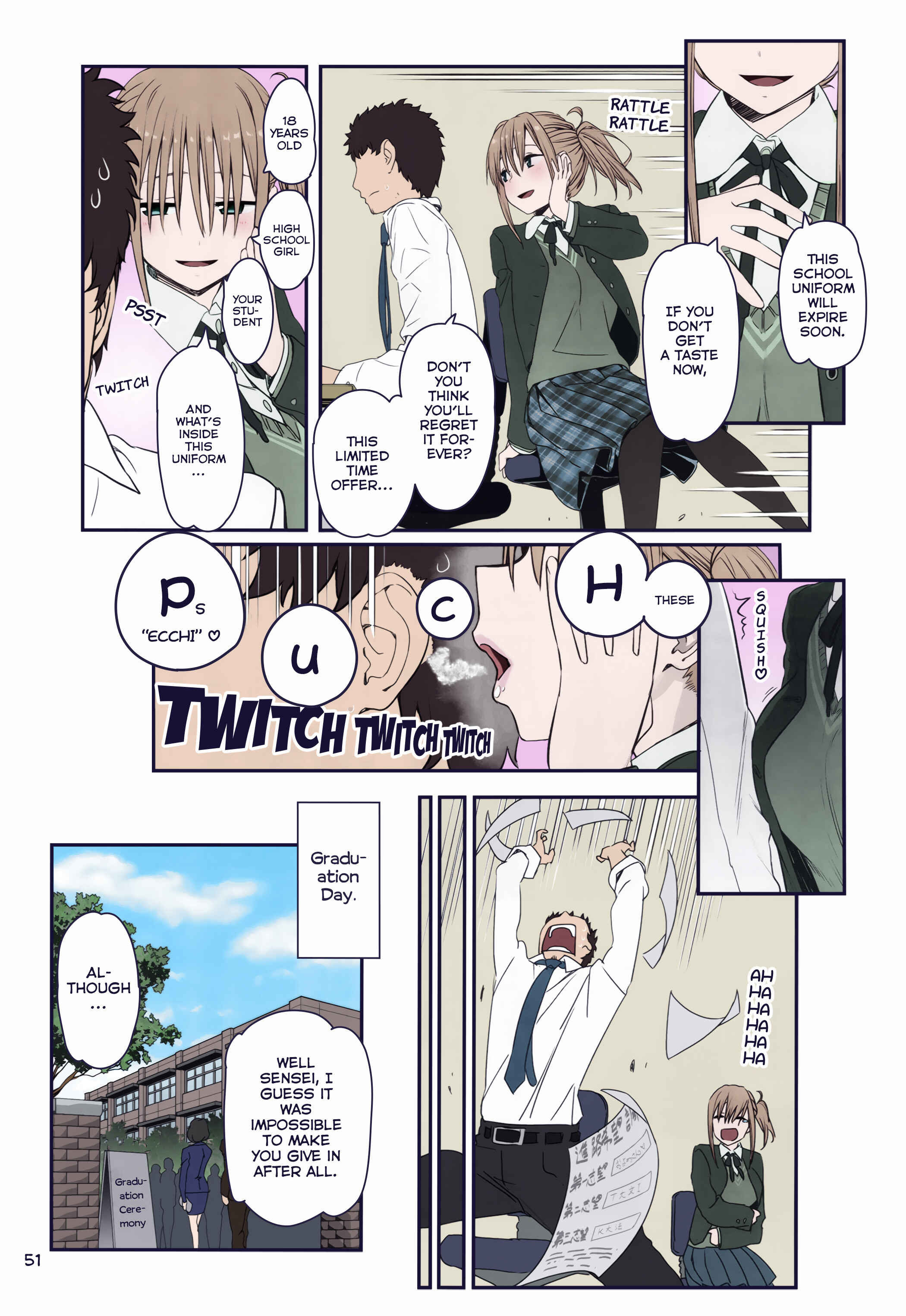 Page 15 Chapter 12 Getsuyoubi no Tawawa (Twitter Webcomic) (Fan Colored)