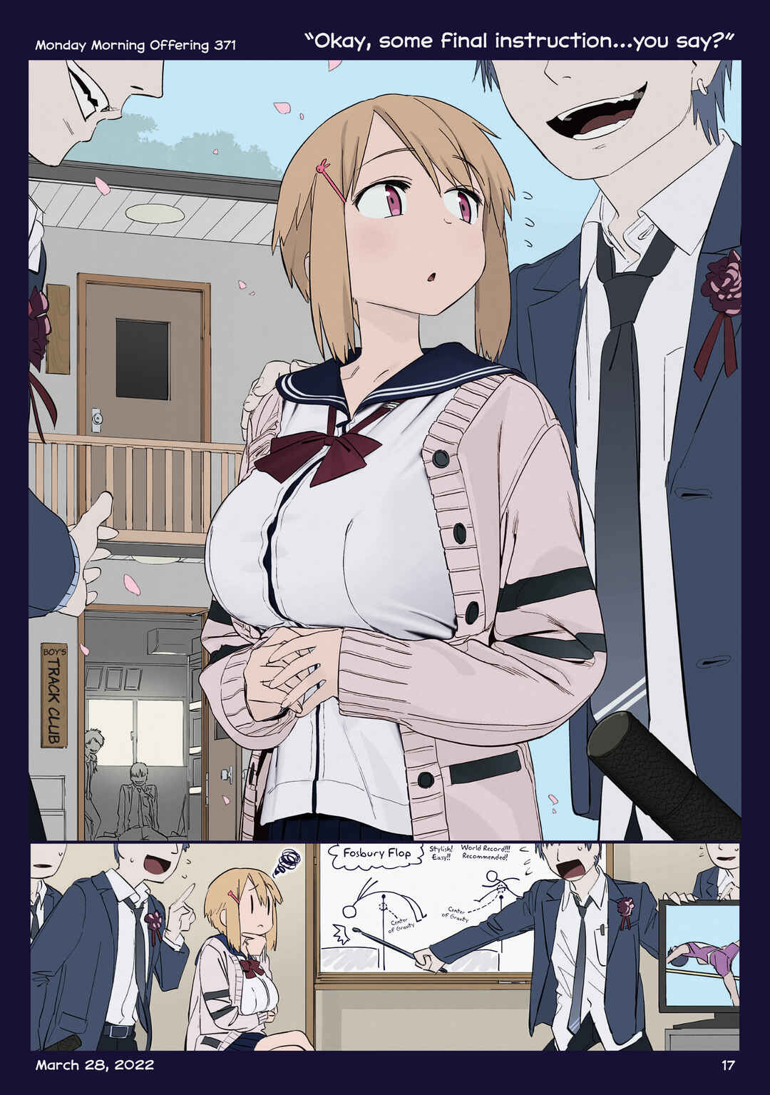 Page 16 Chapter 42 Getsuyoubi no Tawawa (Twitter Webcomic) (Fan Colored)
