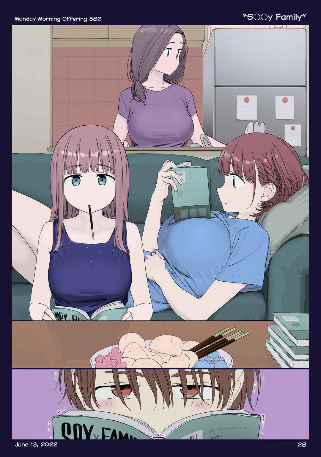 Page 27 Chapter 42 Getsuyoubi no Tawawa (Twitter Webcomic) (Fan Colored)