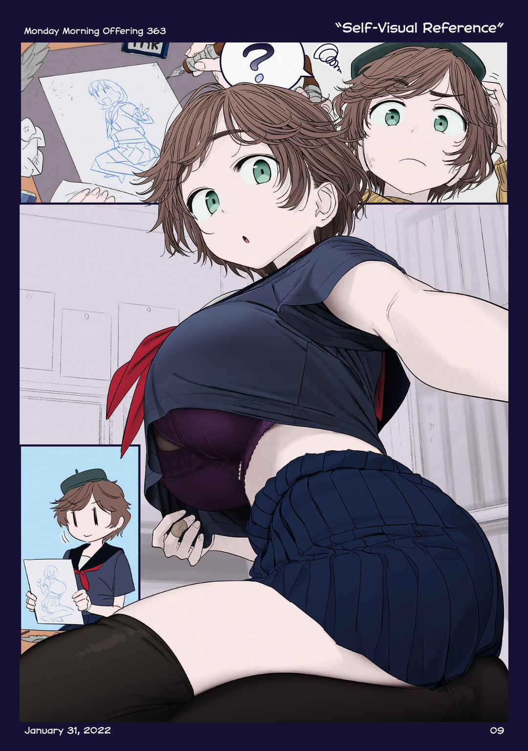 Page 8 Chapter 42 Getsuyoubi no Tawawa (Twitter Webcomic) (Fan Colored)