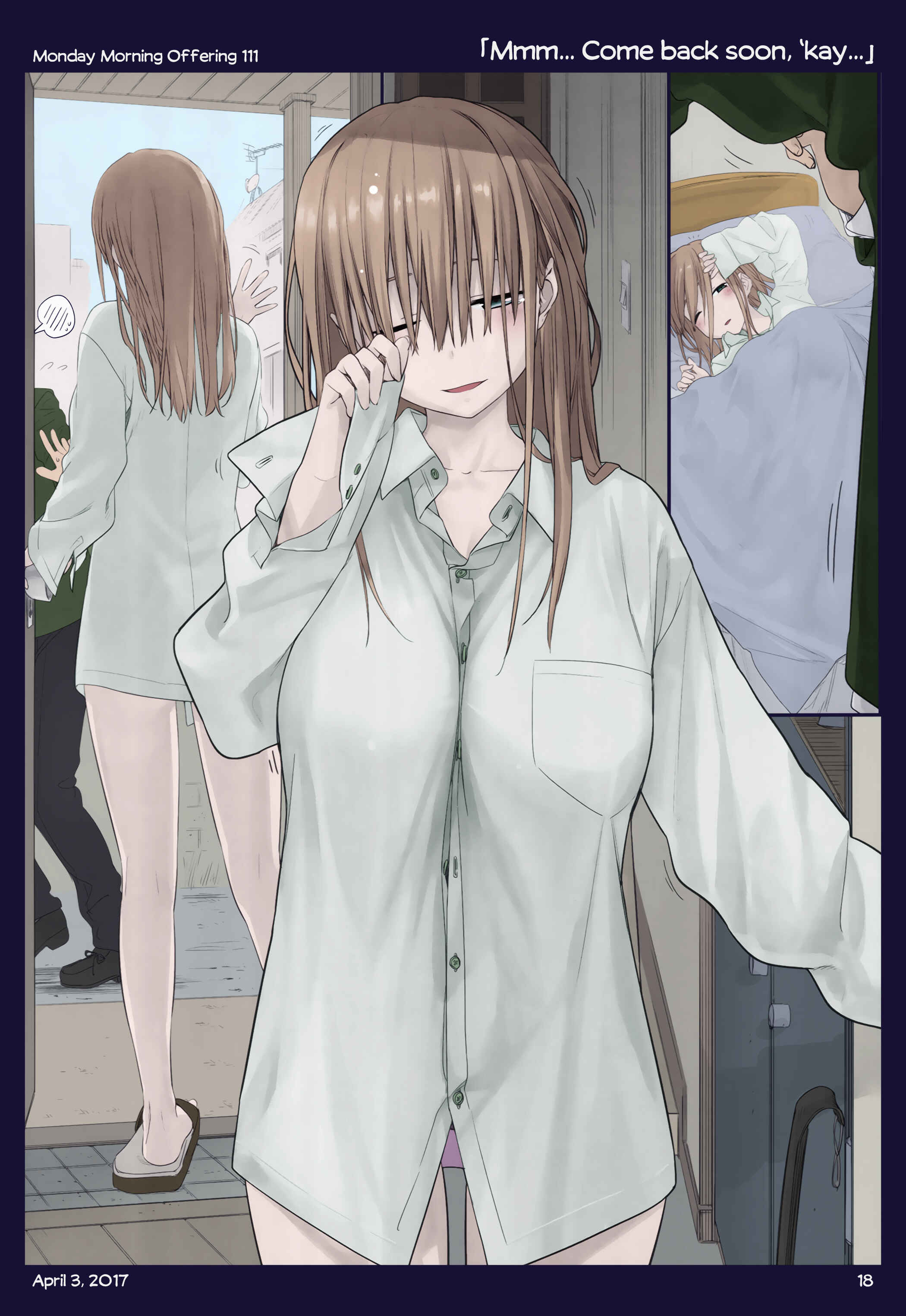 Page 16 Chapter 11 Getsuyoubi no Tawawa (Twitter Webcomic) (Fan Colored)