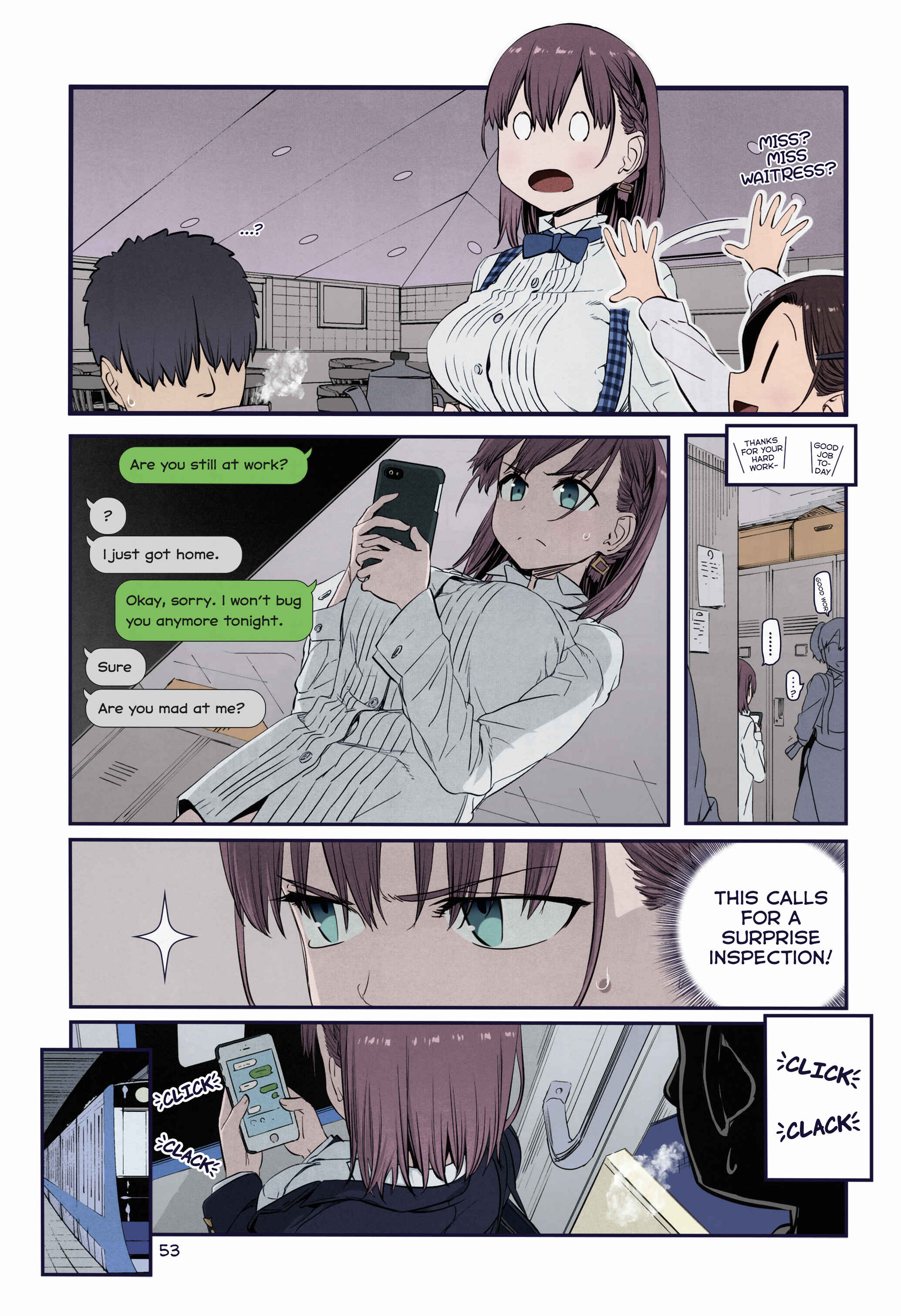 Page 19 Chapter 19 Getsuyoubi no Tawawa (Twitter Webcomic) (Fan Colored)