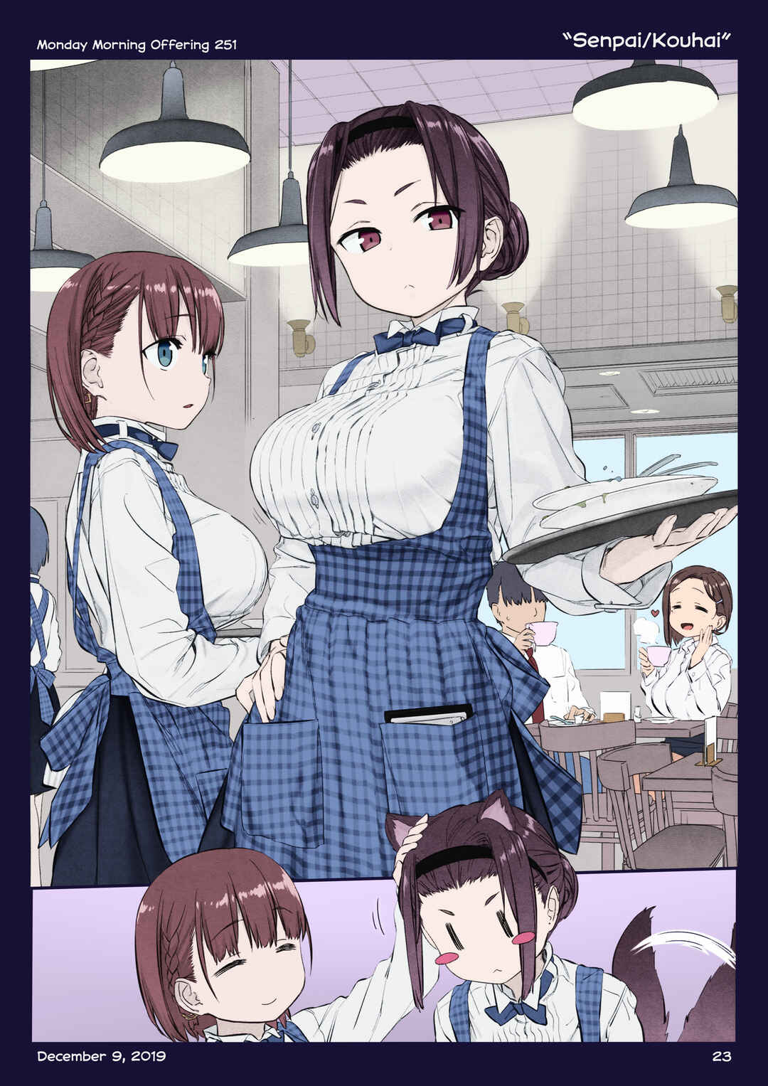 Page 22 Chapter 28 Getsuyoubi no Tawawa (Twitter Webcomic) (Fan Colored)