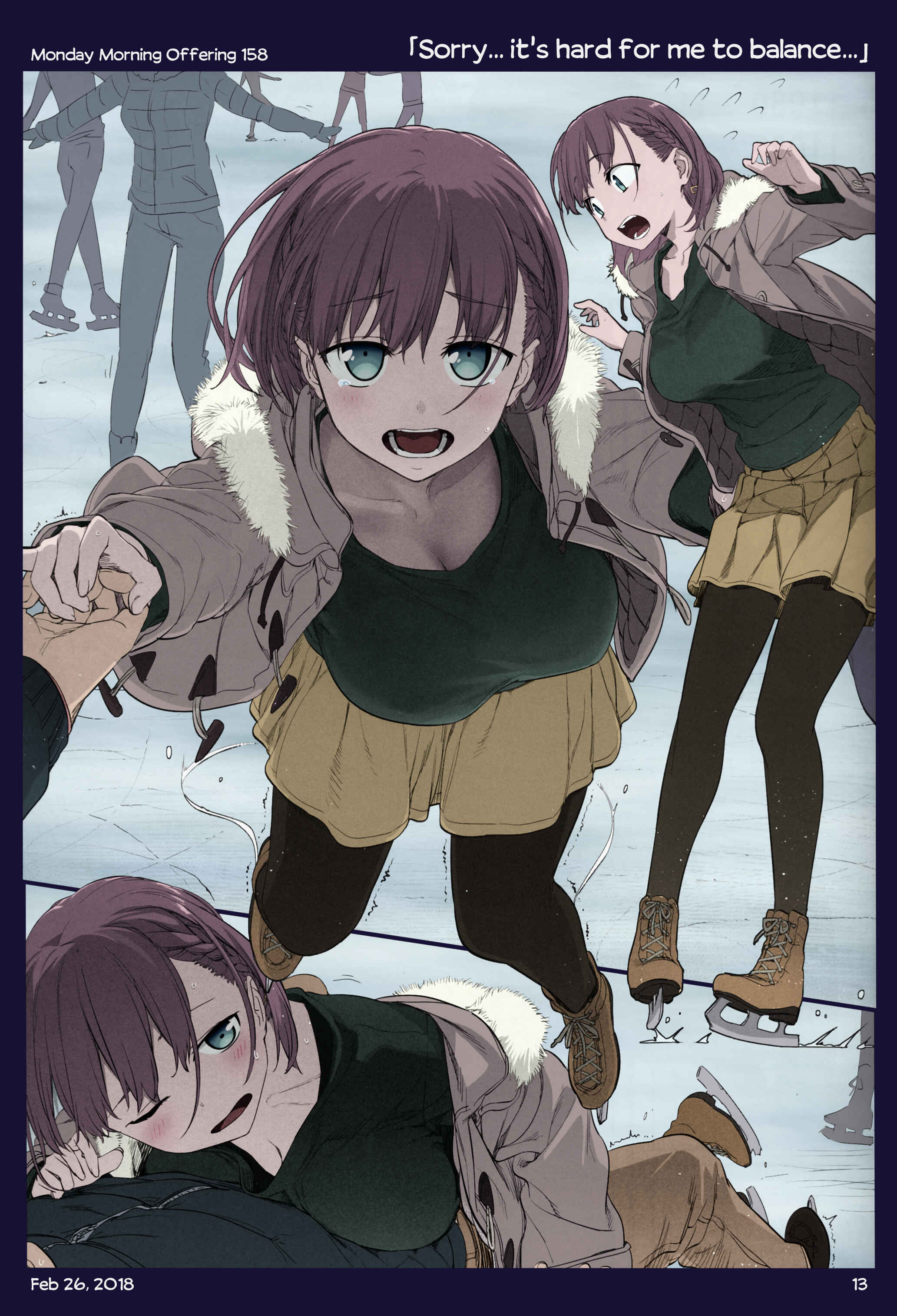 Page 10 Chapter 18 Getsuyoubi no Tawawa (Twitter Webcomic) (Fan Colored)