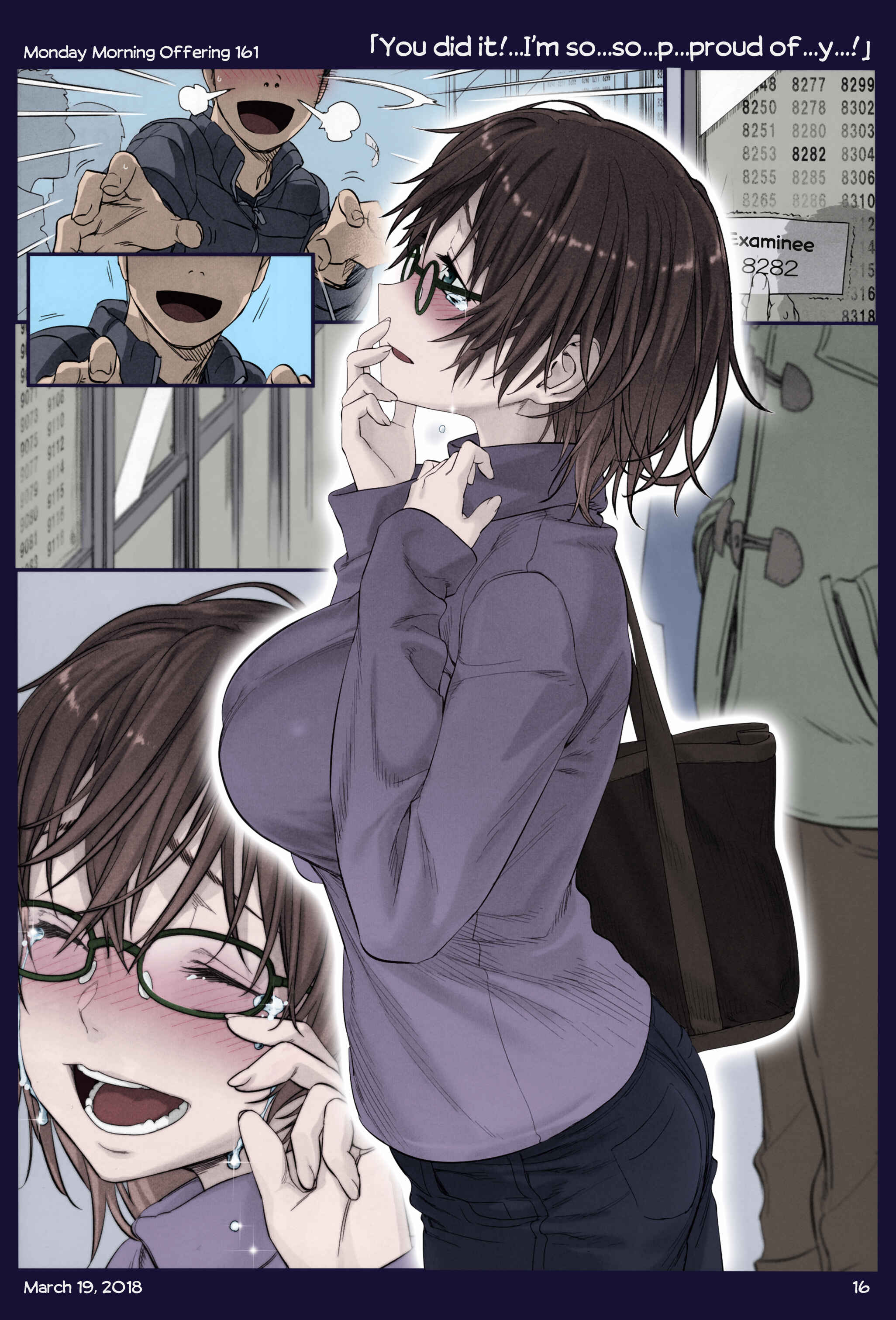 Page 13 Chapter 18 Getsuyoubi no Tawawa (Twitter Webcomic) (Fan Colored)