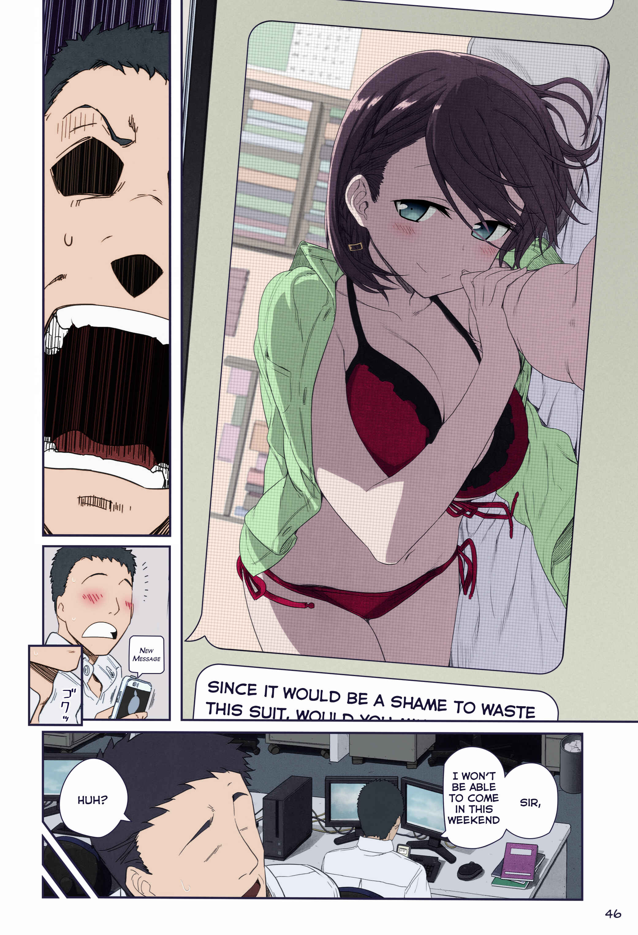 Page 10 Chapter 5 Getsuyoubi no Tawawa (Twitter Webcomic) (Fan Colored)