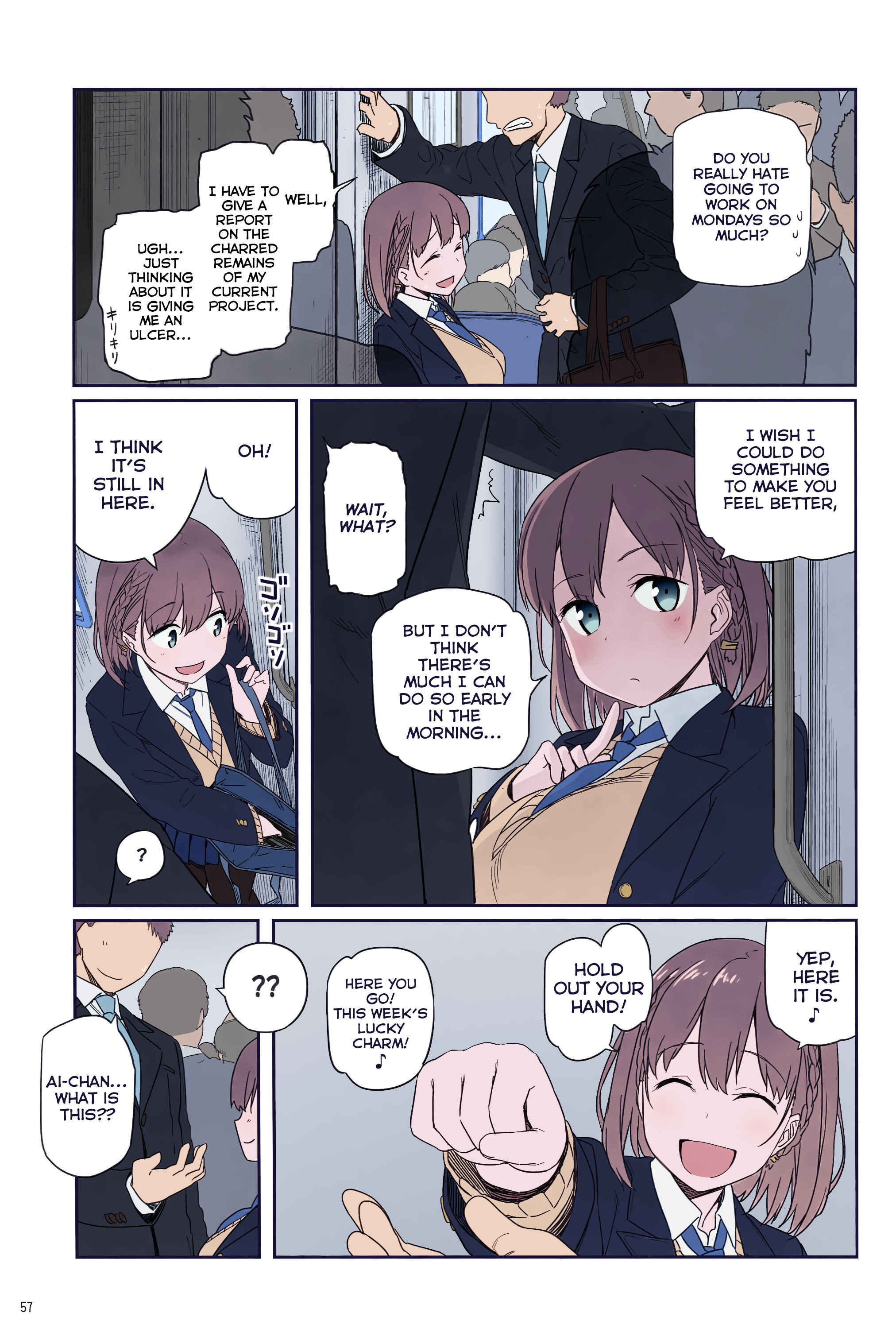 Page 7 Chapter 2 Getsuyoubi no Tawawa (Twitter Webcomic) (Fan Colored)