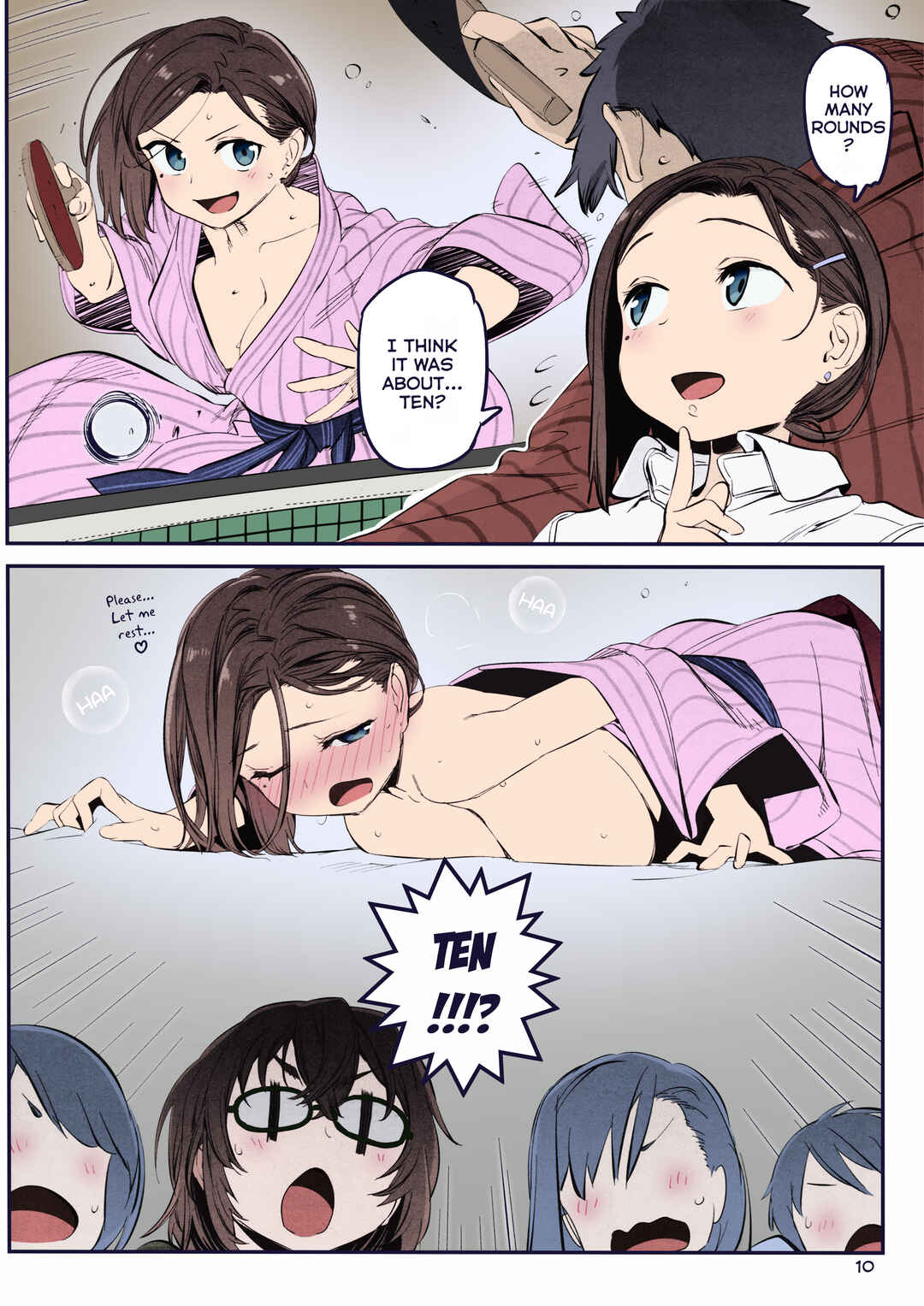 Page 10 Chapter 31 Getsuyoubi no Tawawa (Twitter Webcomic) (Fan Colored)