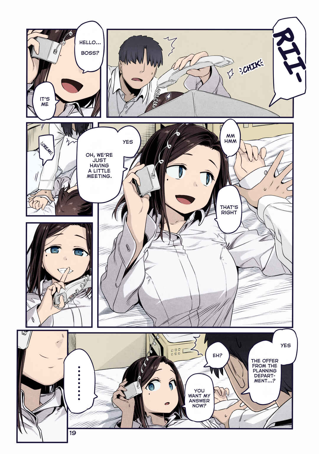 Page 19 Chapter 32 Getsuyoubi no Tawawa (Twitter Webcomic) (Fan Colored)