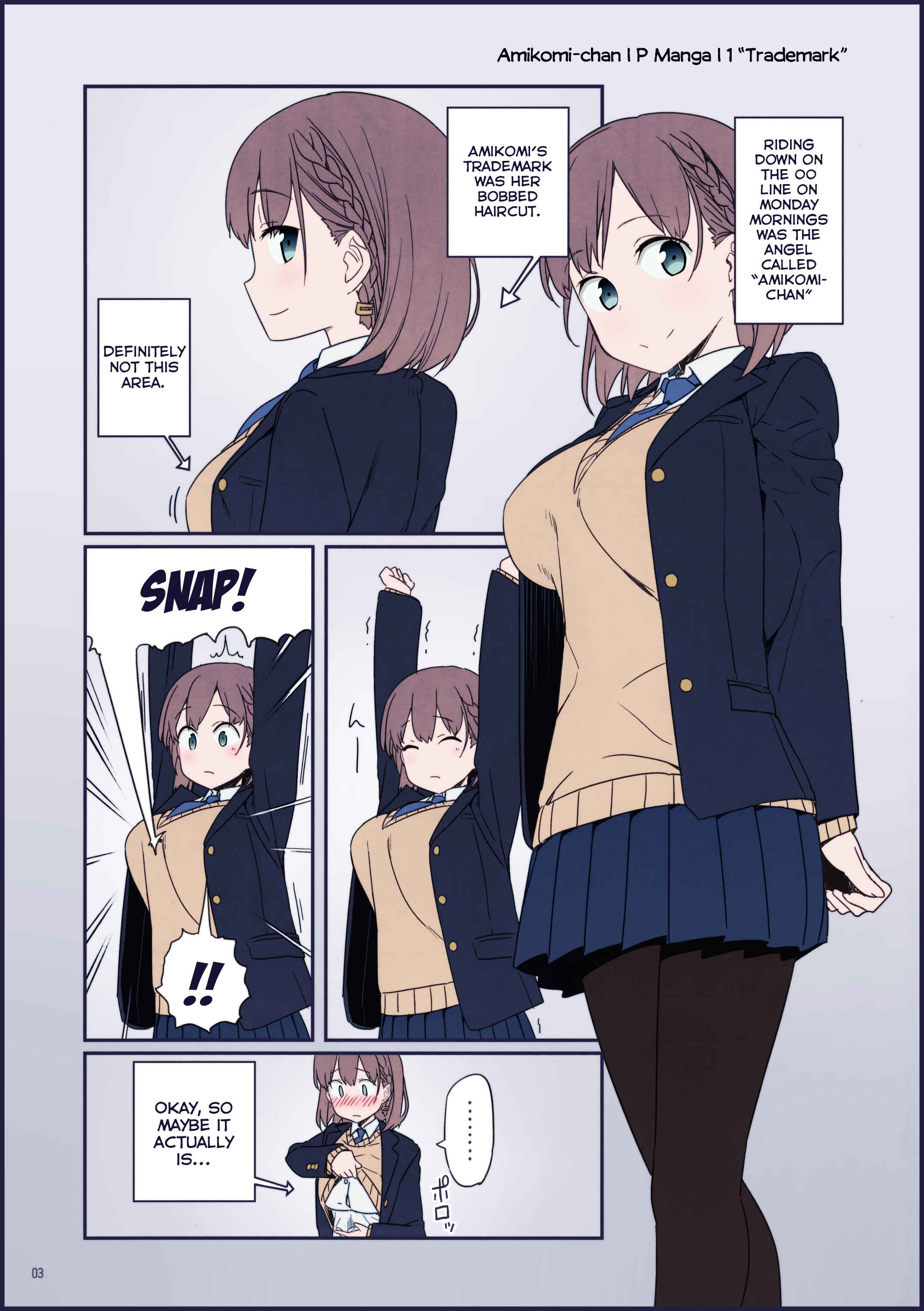 Page 3 Chapter 3 Getsuyoubi no Tawawa (Twitter Webcomic) (Fan Colored)