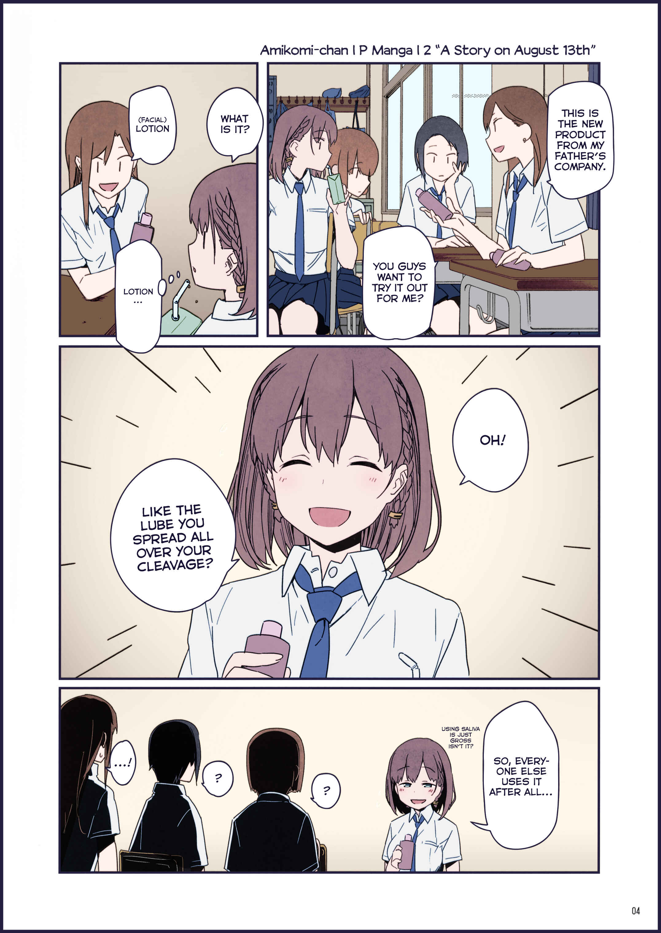 Page 4 Chapter 3 Getsuyoubi no Tawawa (Twitter Webcomic) (Fan Colored)