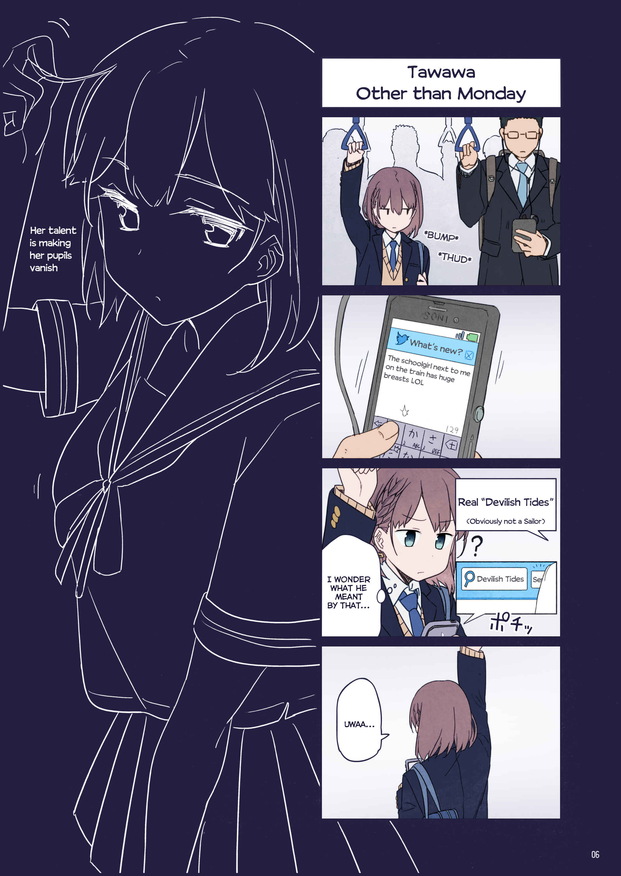 Page 7 Chapter 3 Getsuyoubi no Tawawa (Twitter Webcomic) (Fan Colored)