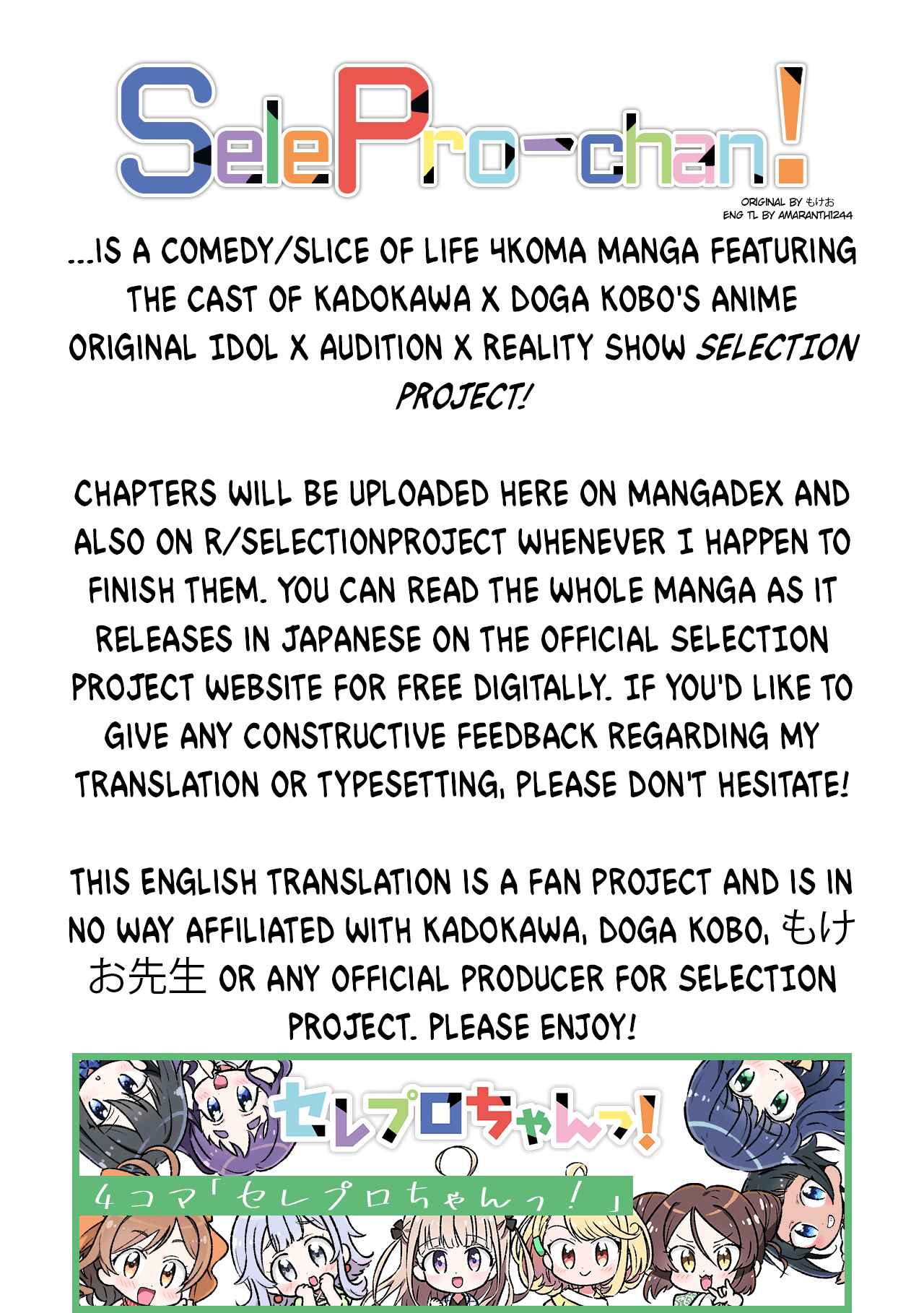 Page 2 Chapter 1 SelePro-chan!