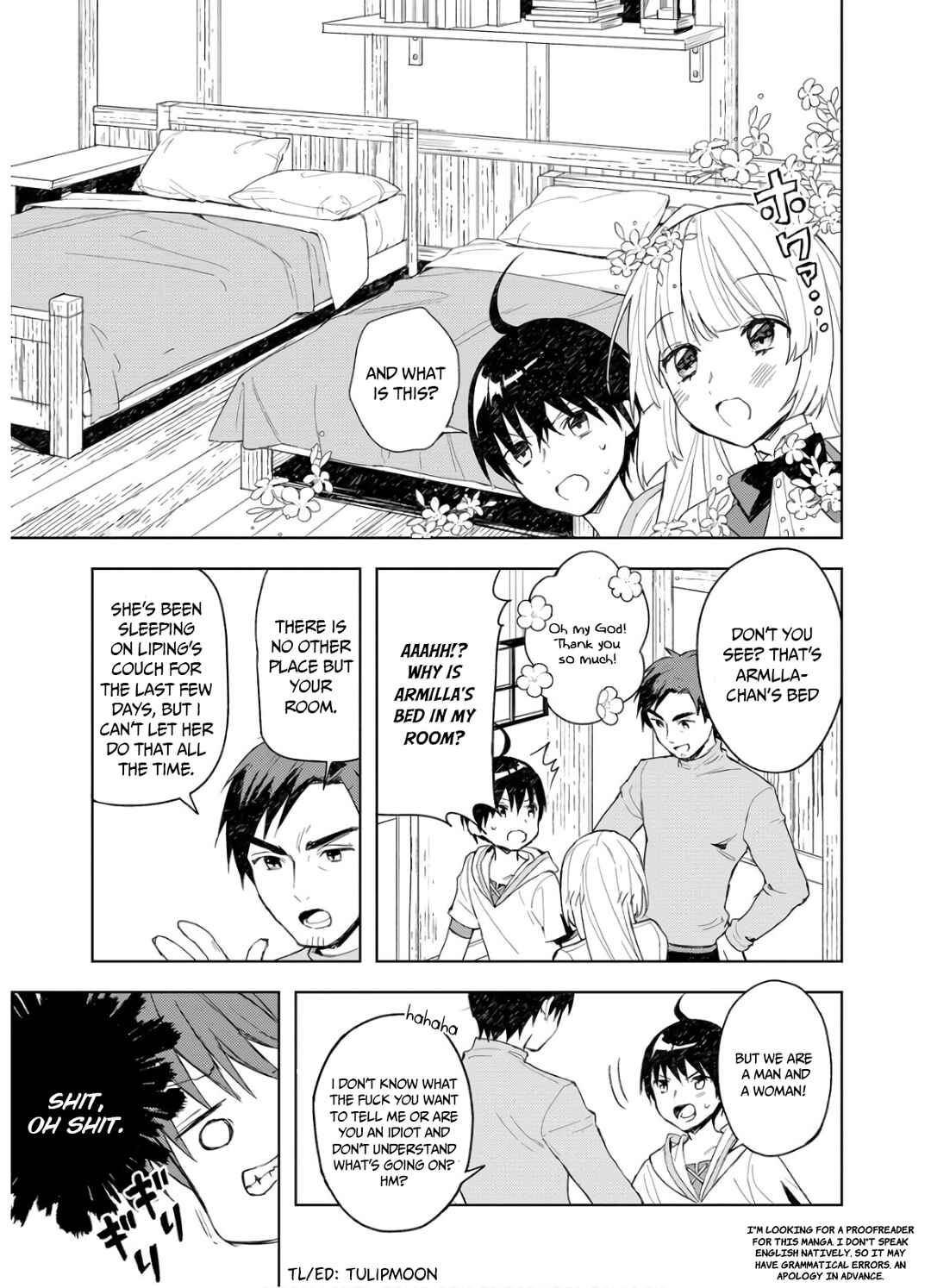 Page 12 Chapter 3.1 Shitennou Sai Jakudatta Ore. Tensei Shitanode Heionna Seikatsu wo Nozomu