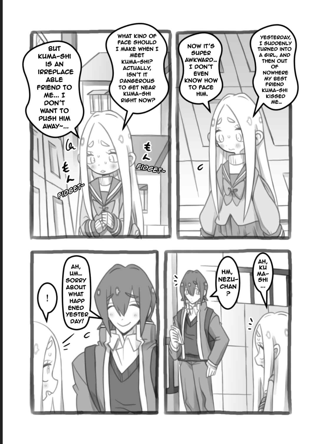 Page 1 Chapter 2 I Can’t Believe Yours Truly Turned Into a Girl.