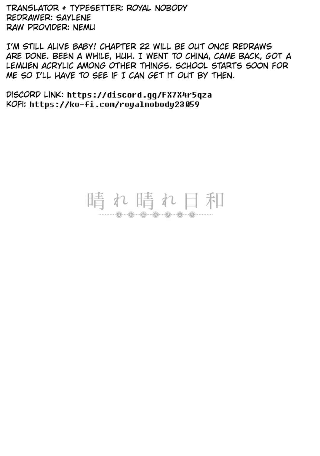 Page 39 Chapter 21 Harebare Biyori