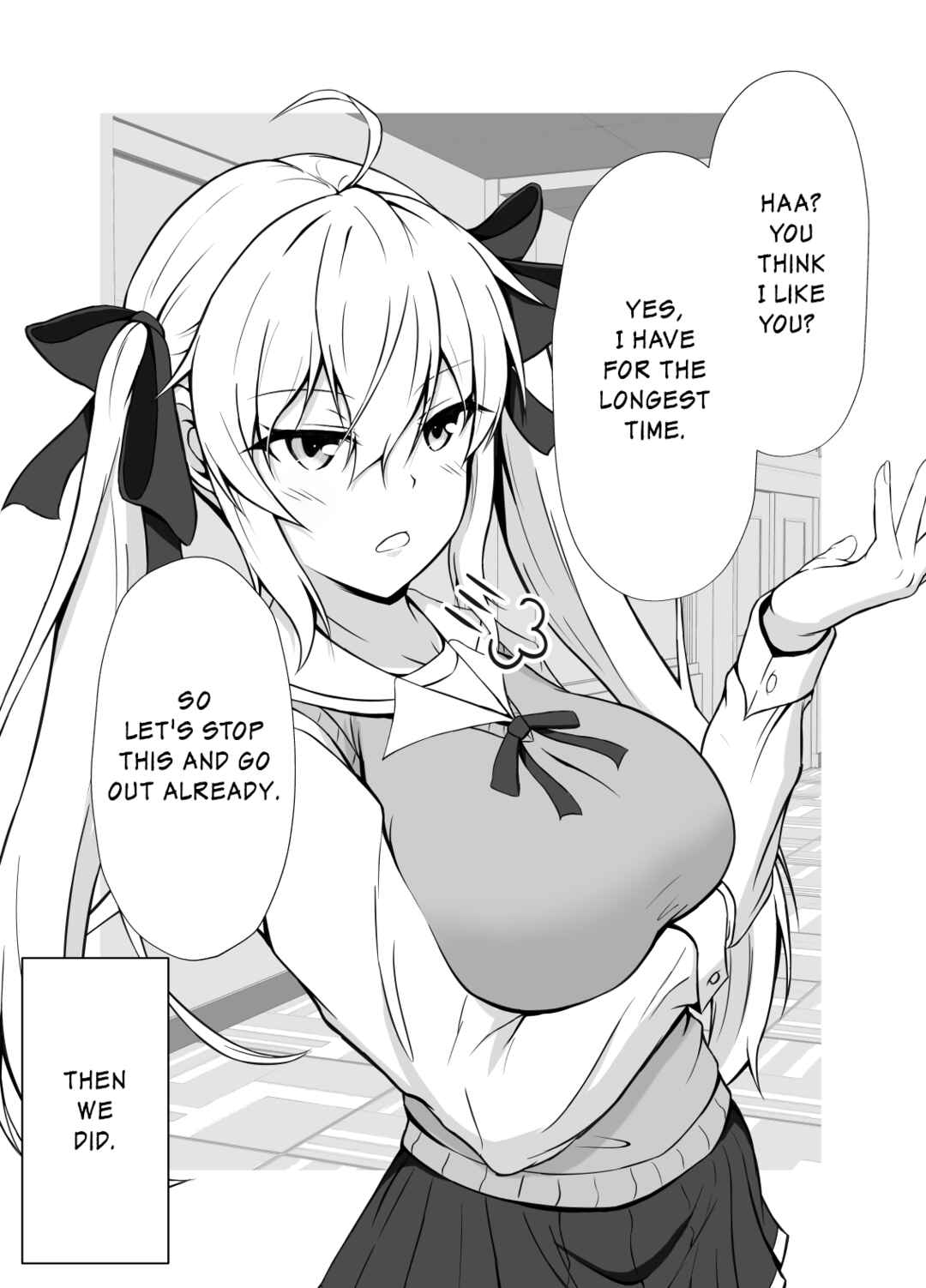 Page 1 Chapter 1 A Childhood Friend Who Only Appears Tsundere-like on the Surface