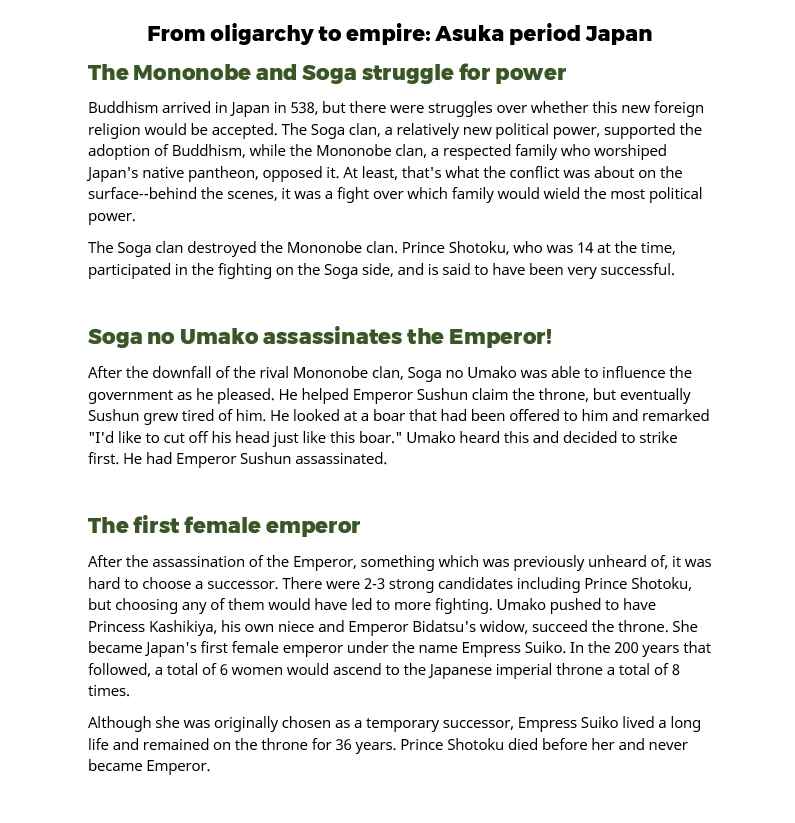 Page 30 Chapter 2 Weekly Manga Japanese History