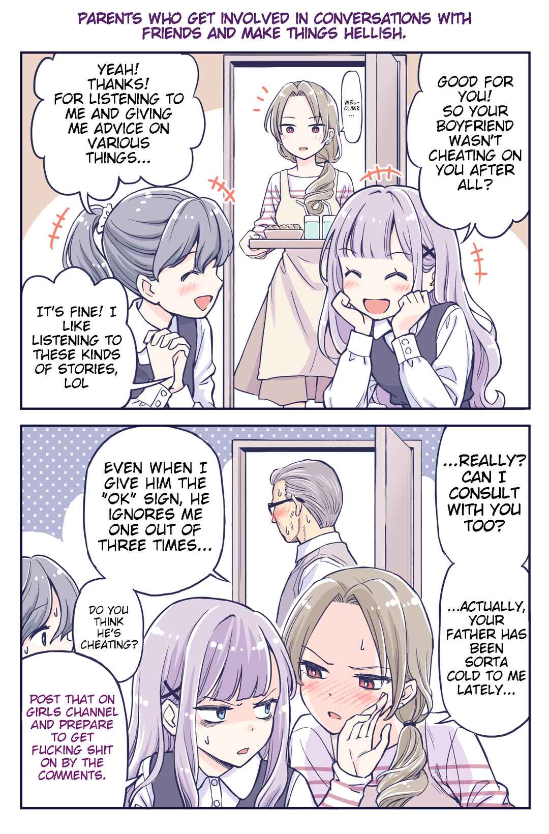 Page 1 Chapter 2 The Lecture You Would Never Want Your Parents to Give You
