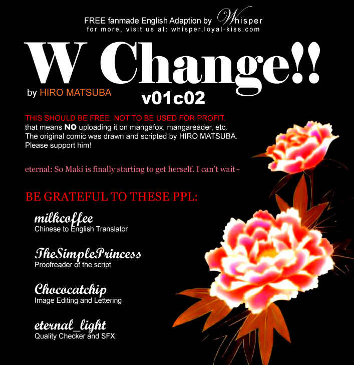 Page 1 Chapter 2 W Change!!