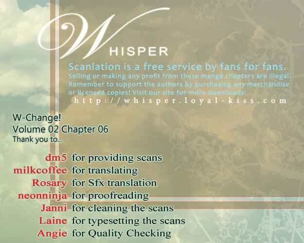 Page 1 Chapter 6 W Change!!