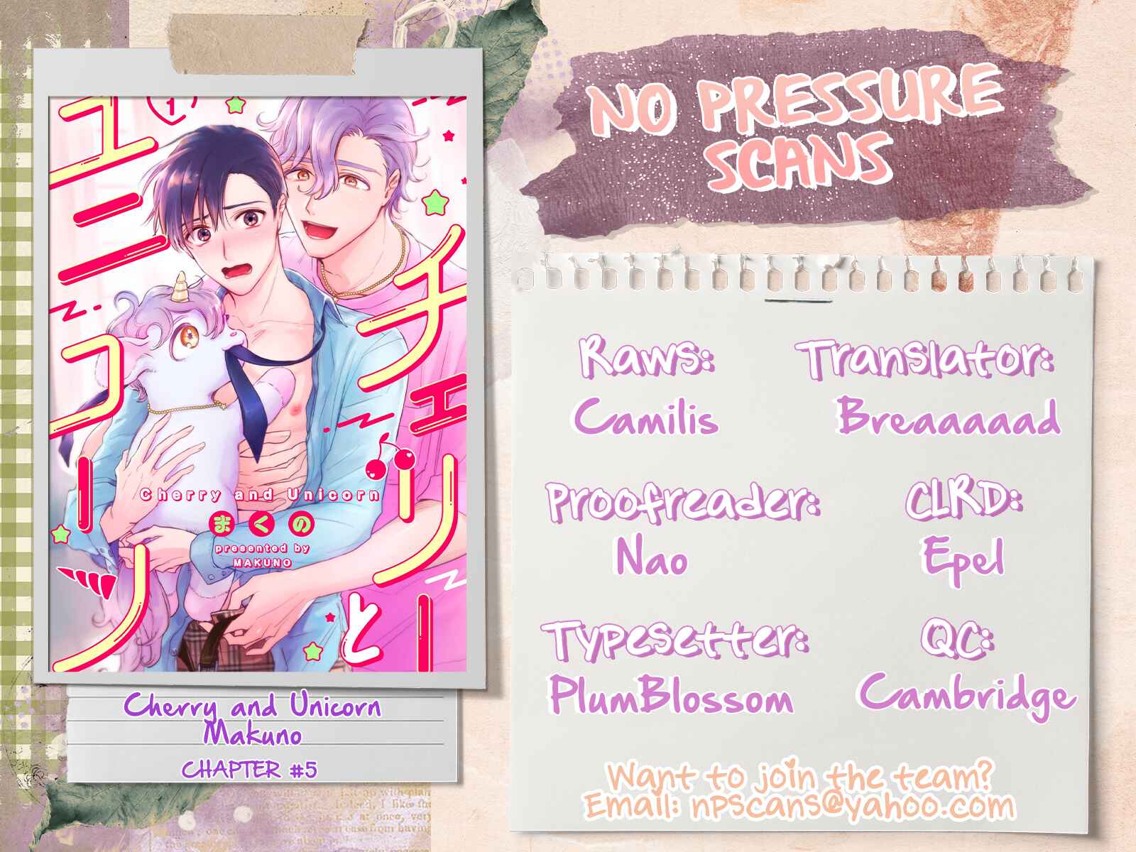 Page 25 Chapter 5 Cherry to unicorn