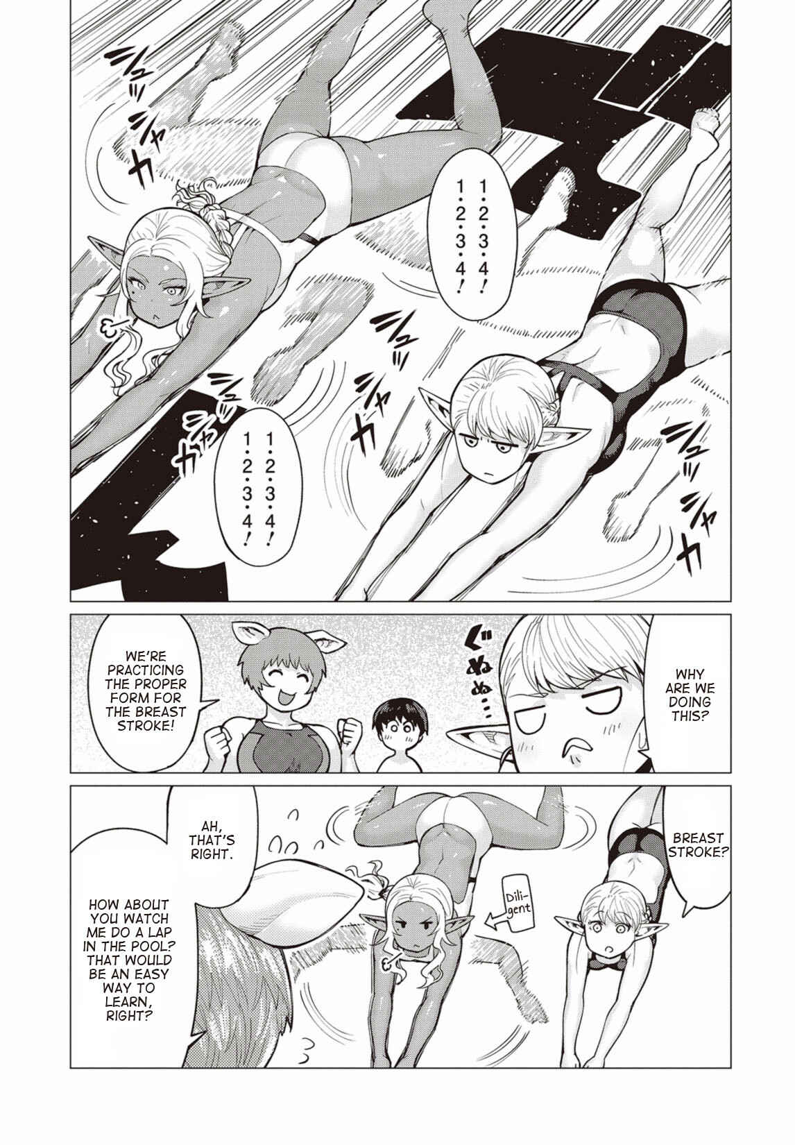 Page 22 Chapter 7 Elf-san wa Yaserarenai