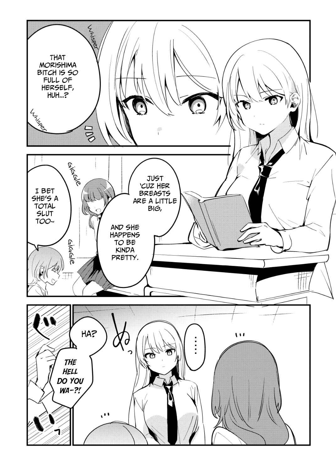 Page 1 Chapter 1 A Girl Whose Breasts Are a Little Big and Is Kinda Pretty