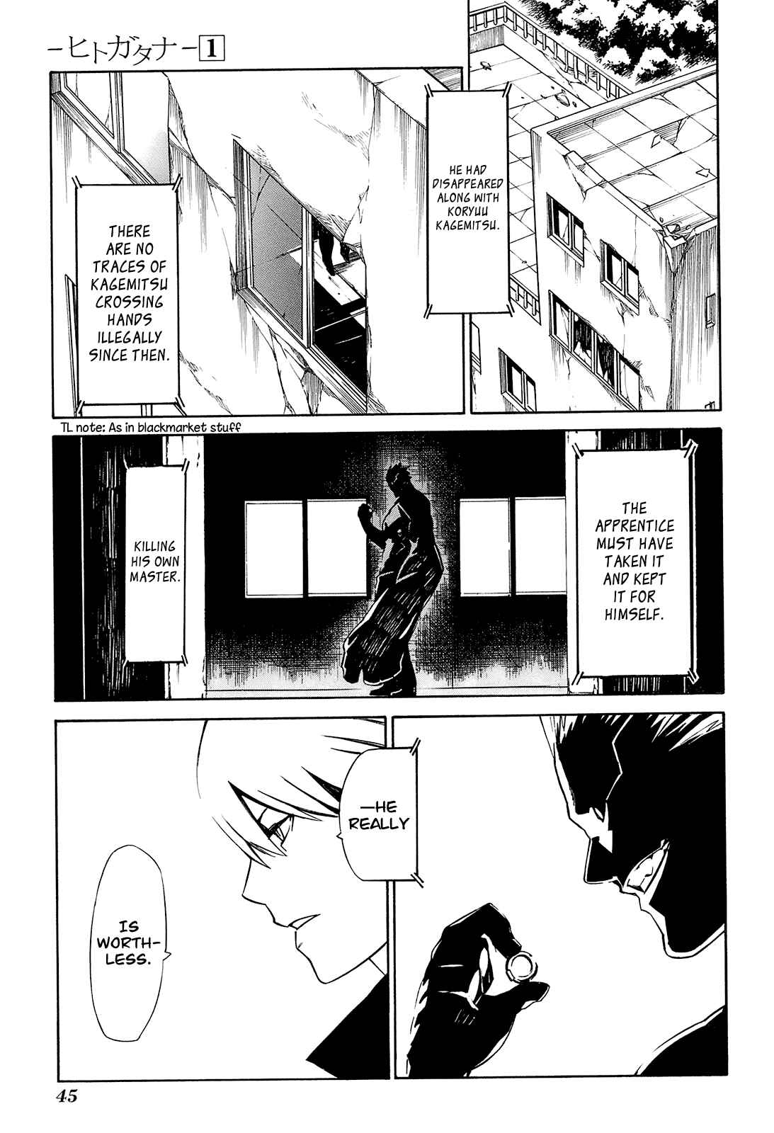 Page 45 Chapter 1 -Hitogatana-