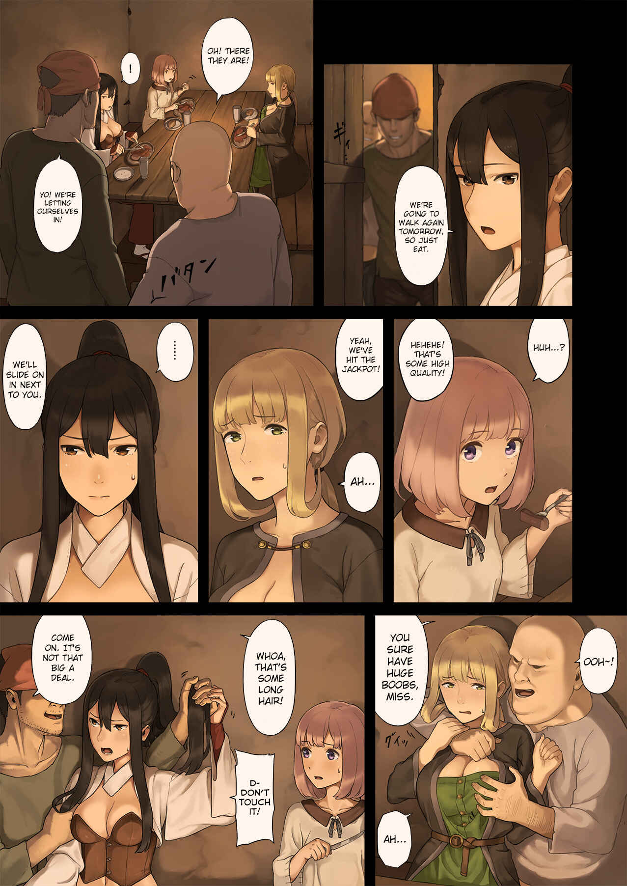 Page 10 Chapter Unknown_dcf7 Onna Boukensha-tachi ga Sabaku no Oasis ni Tachiyoru to...