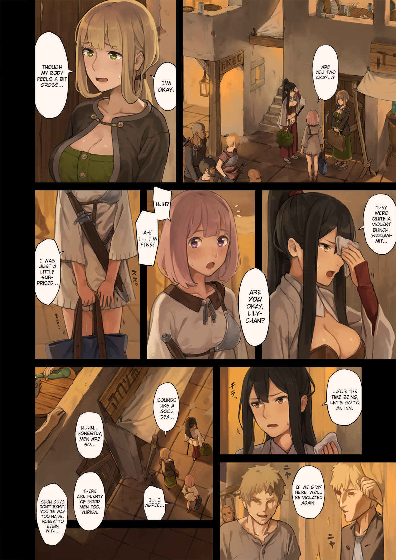 Page 21 Chapter Unknown_dcf7 Onna Boukensha-tachi ga Sabaku no Oasis ni Tachiyoru to...