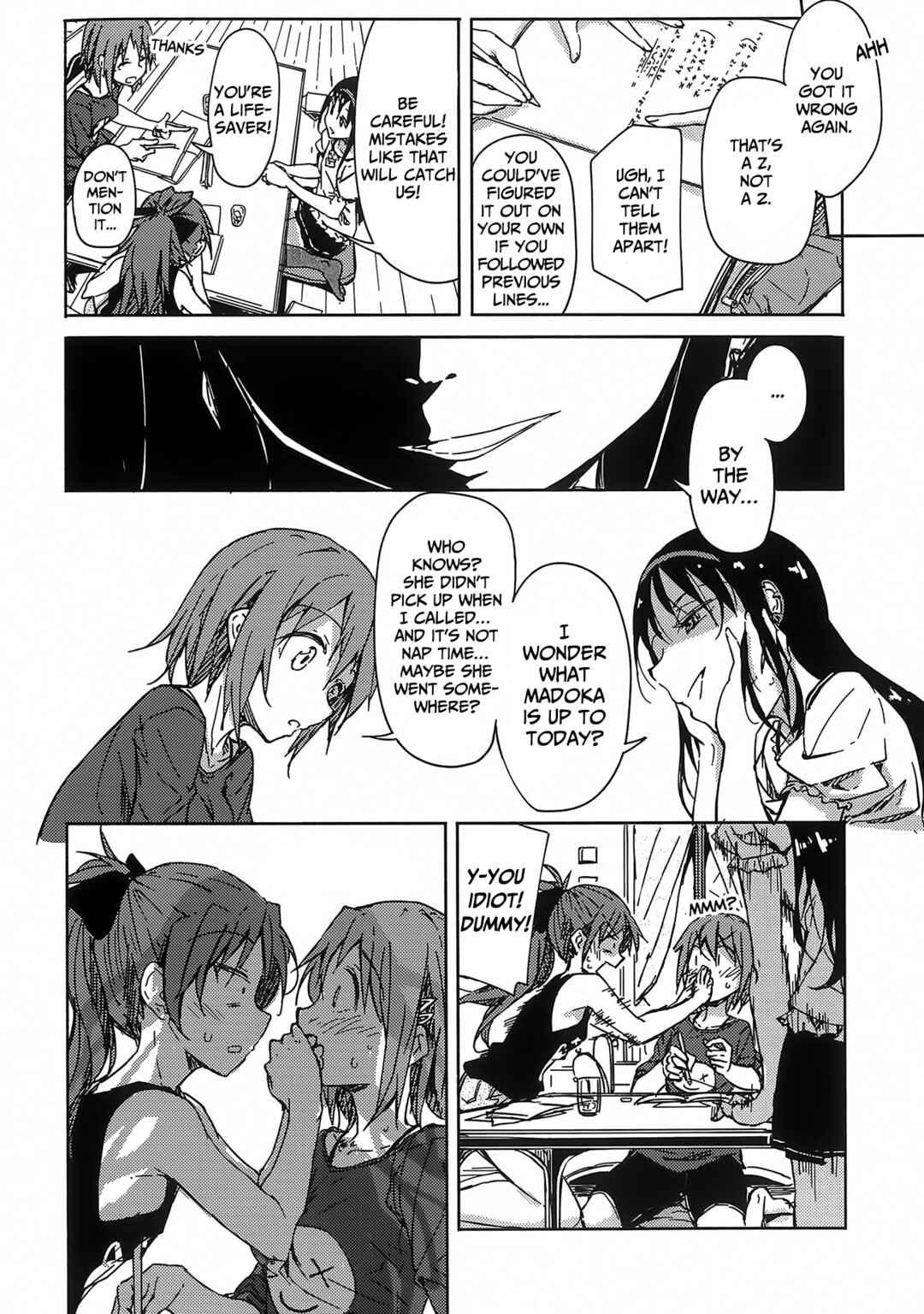 Page 11 Chapter Unknown_8839 Mahou Shoujo Madoka Magica - Onayami Akuma to Kawaranu Futari. (Doujinshi)